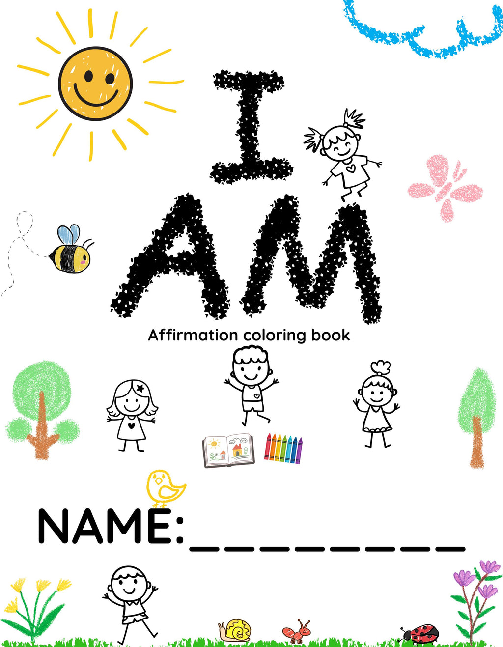 I Am Affirmation Coloring Book