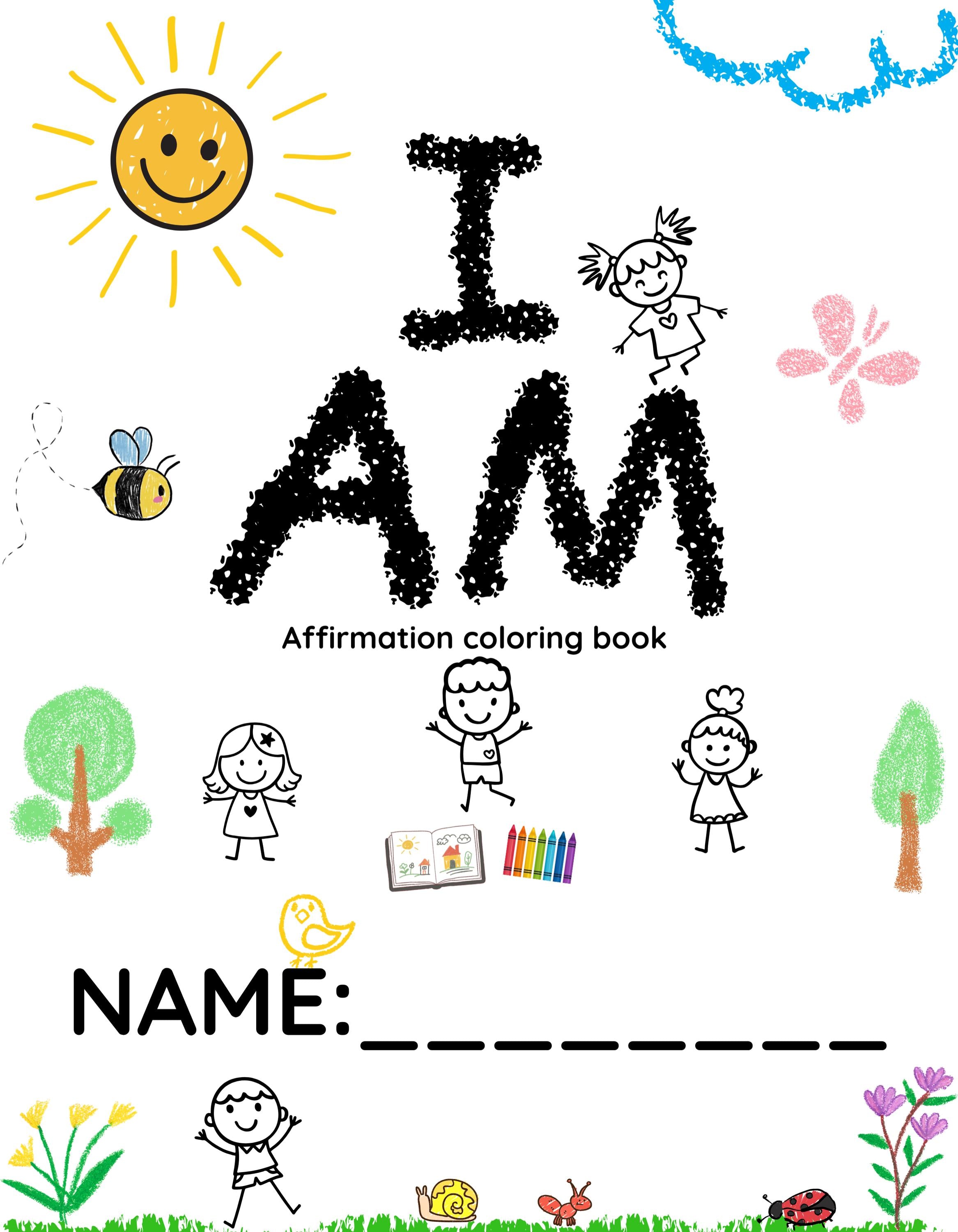 I Am Affirmation Coloring Book