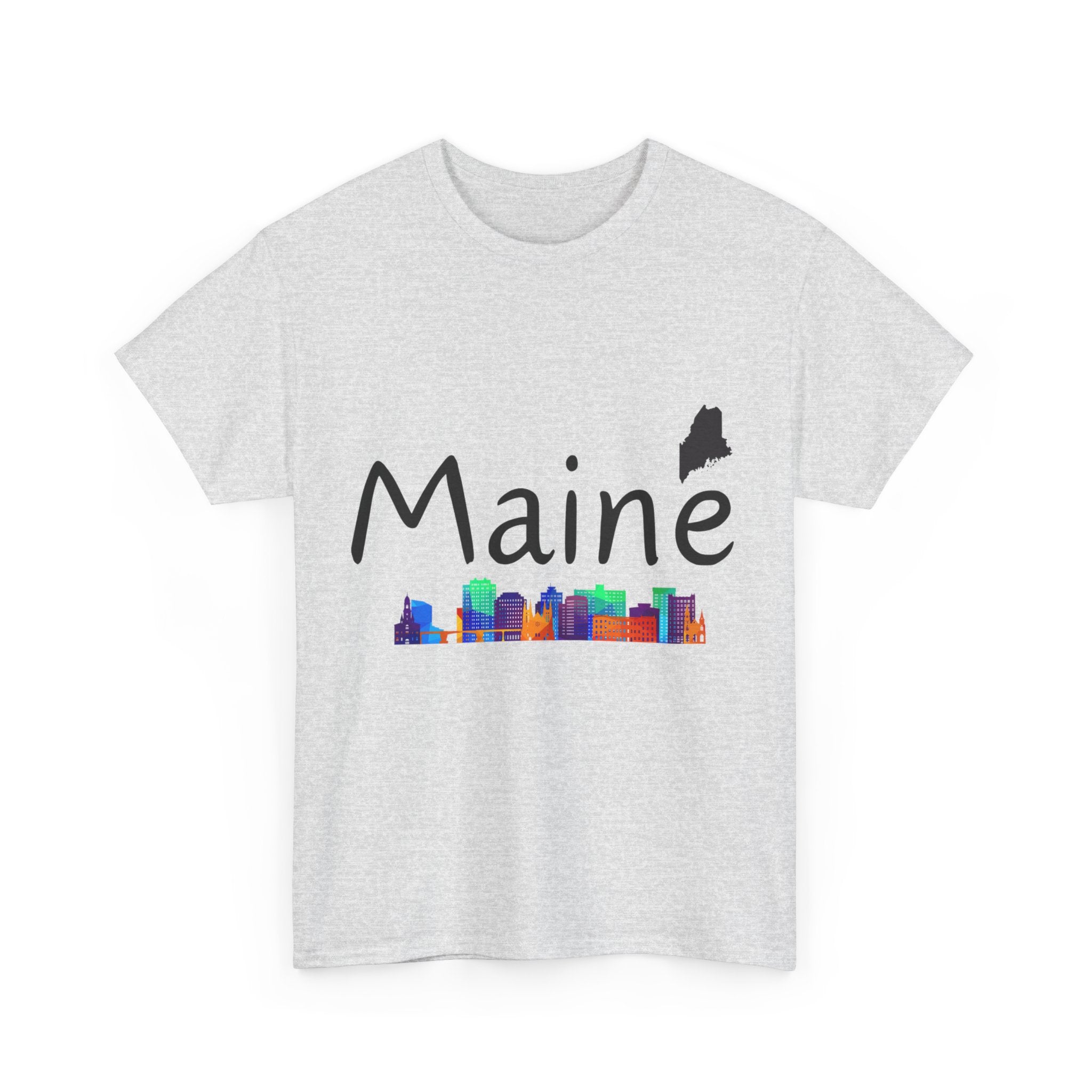 Maine Text Graphic T-Shirt