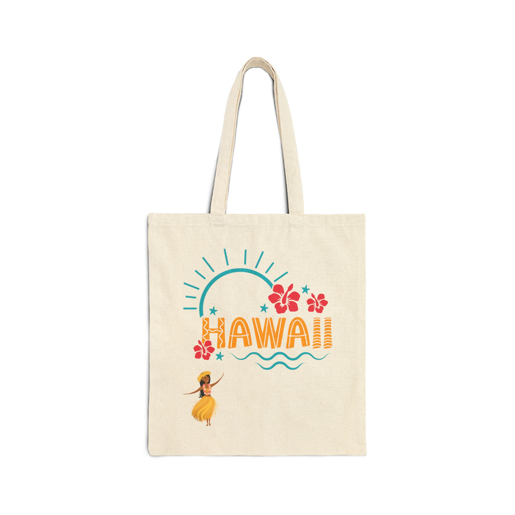 Hawaii Cotton Canvas Tote Bag