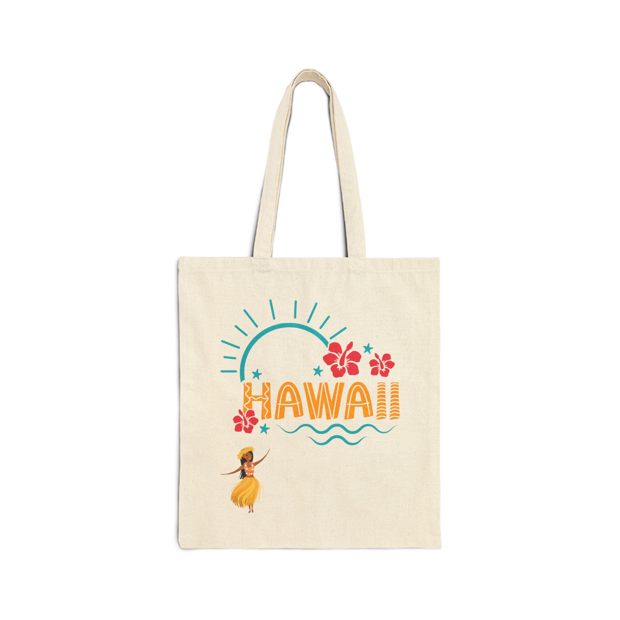Hawaii Cotton Canvas Tote Bag