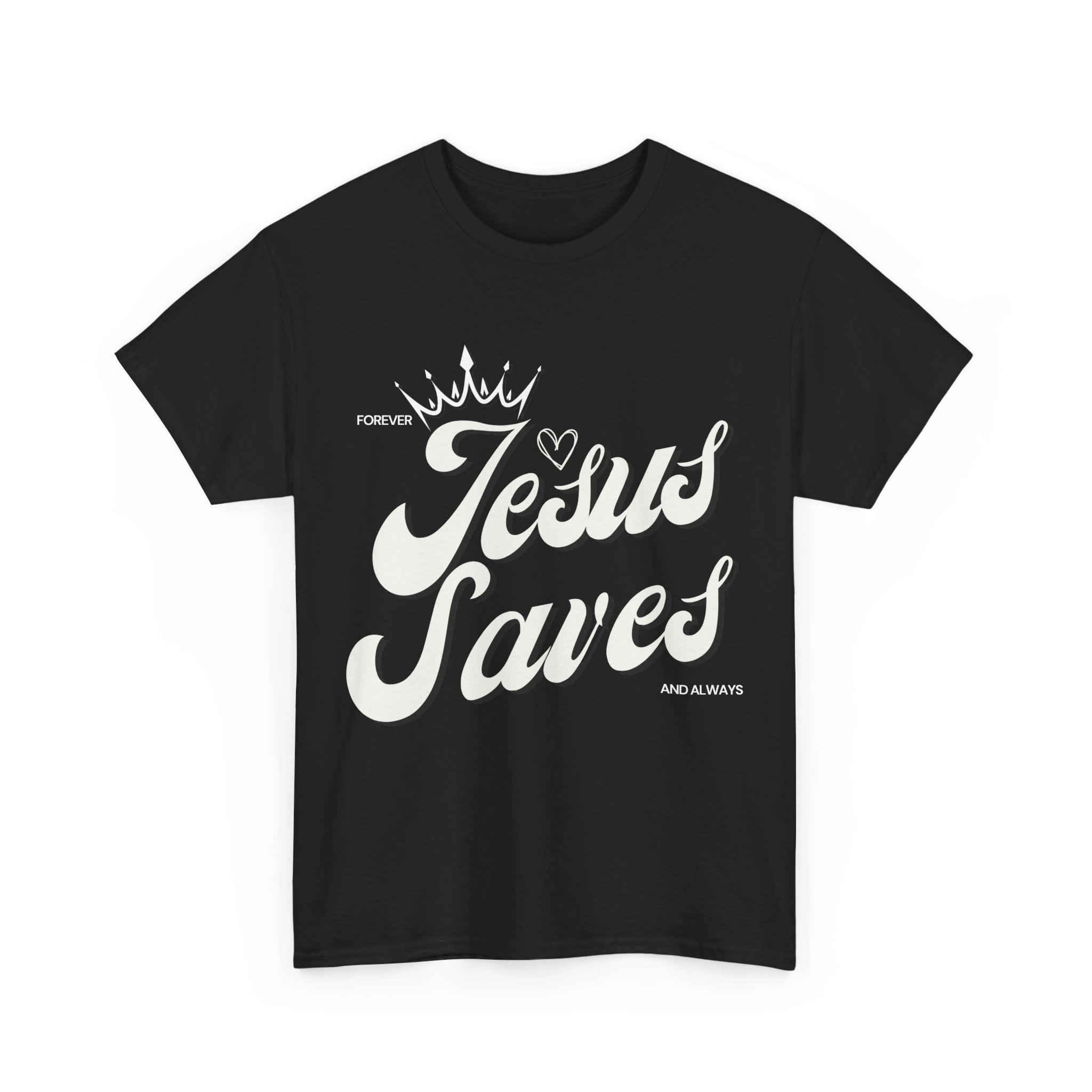 Jesus Saves Heavy Cotton Tee
