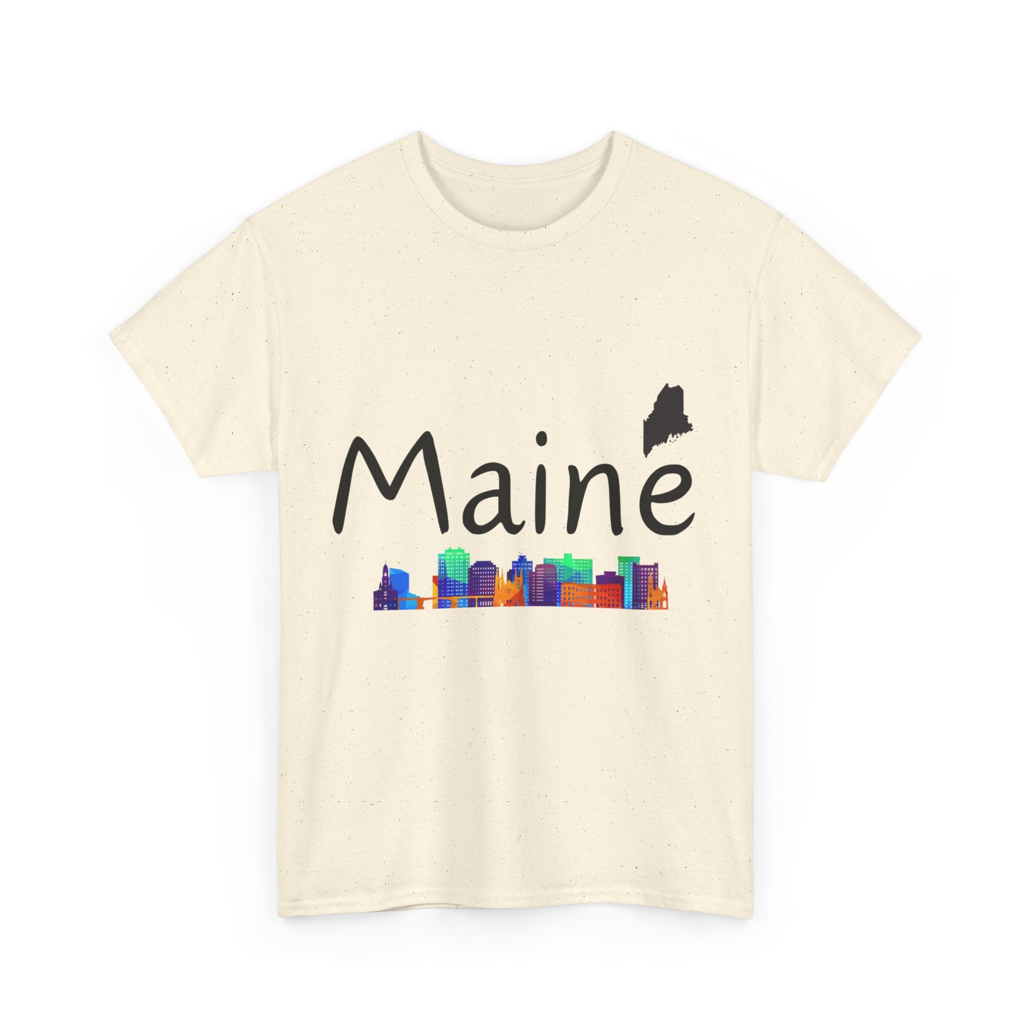 Maine Text Graphic T-Shirt