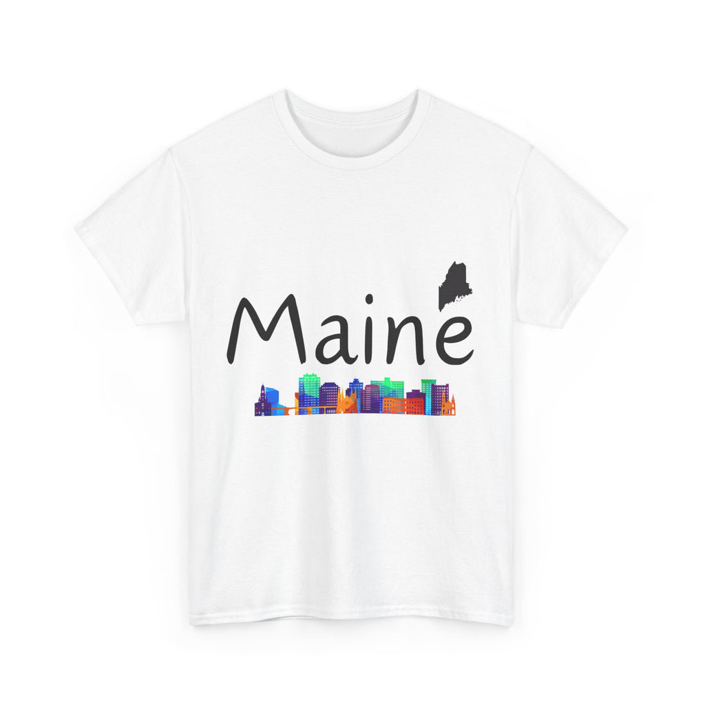 Maine Text Graphic T-Shirt