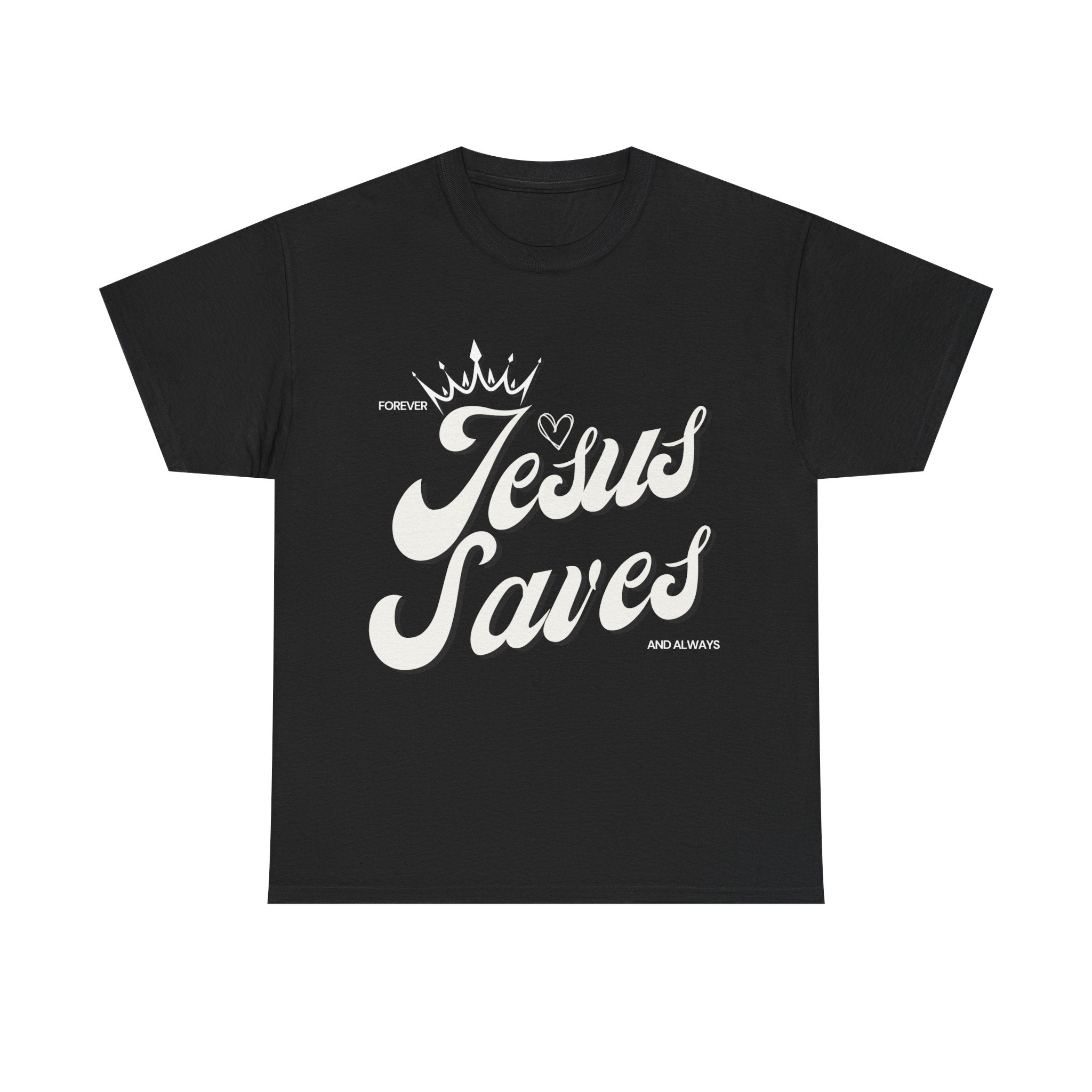 Jesus Saves Heavy Cotton Tee