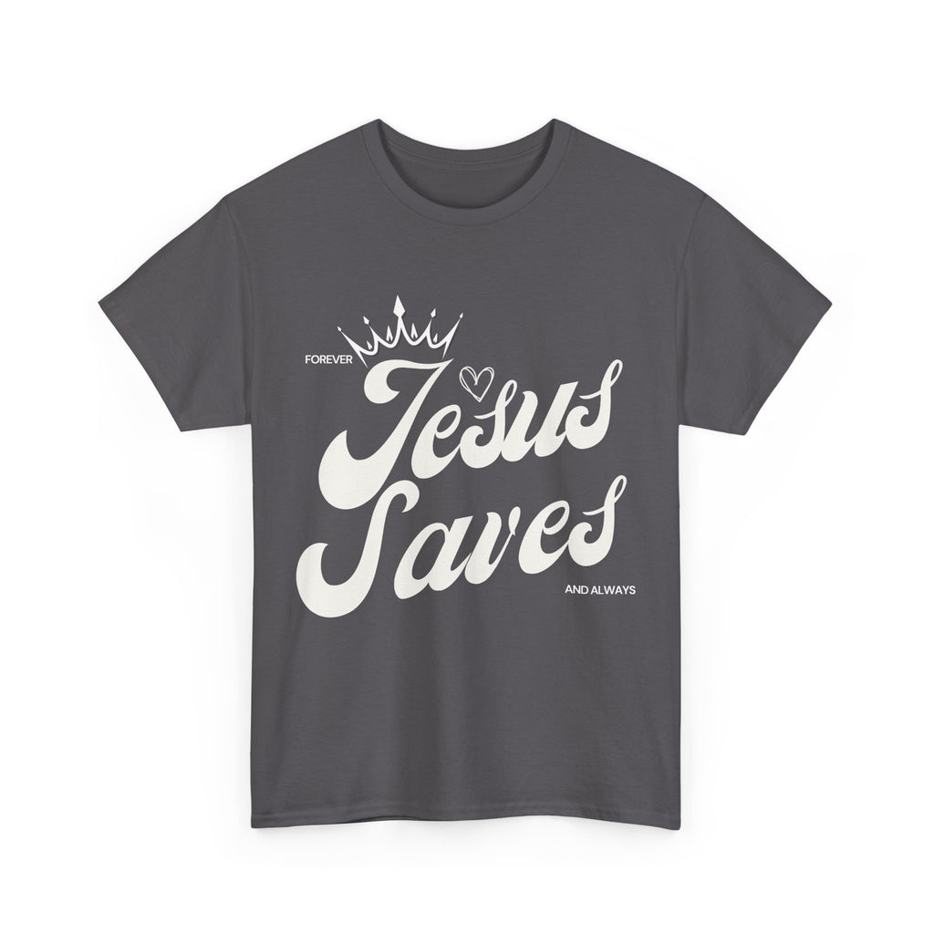 Jesus Saves Heavy Cotton Tee