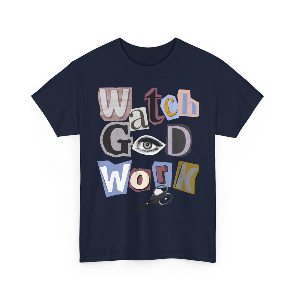 Watch God Work Magazine Letter Heavy Cotton Tee