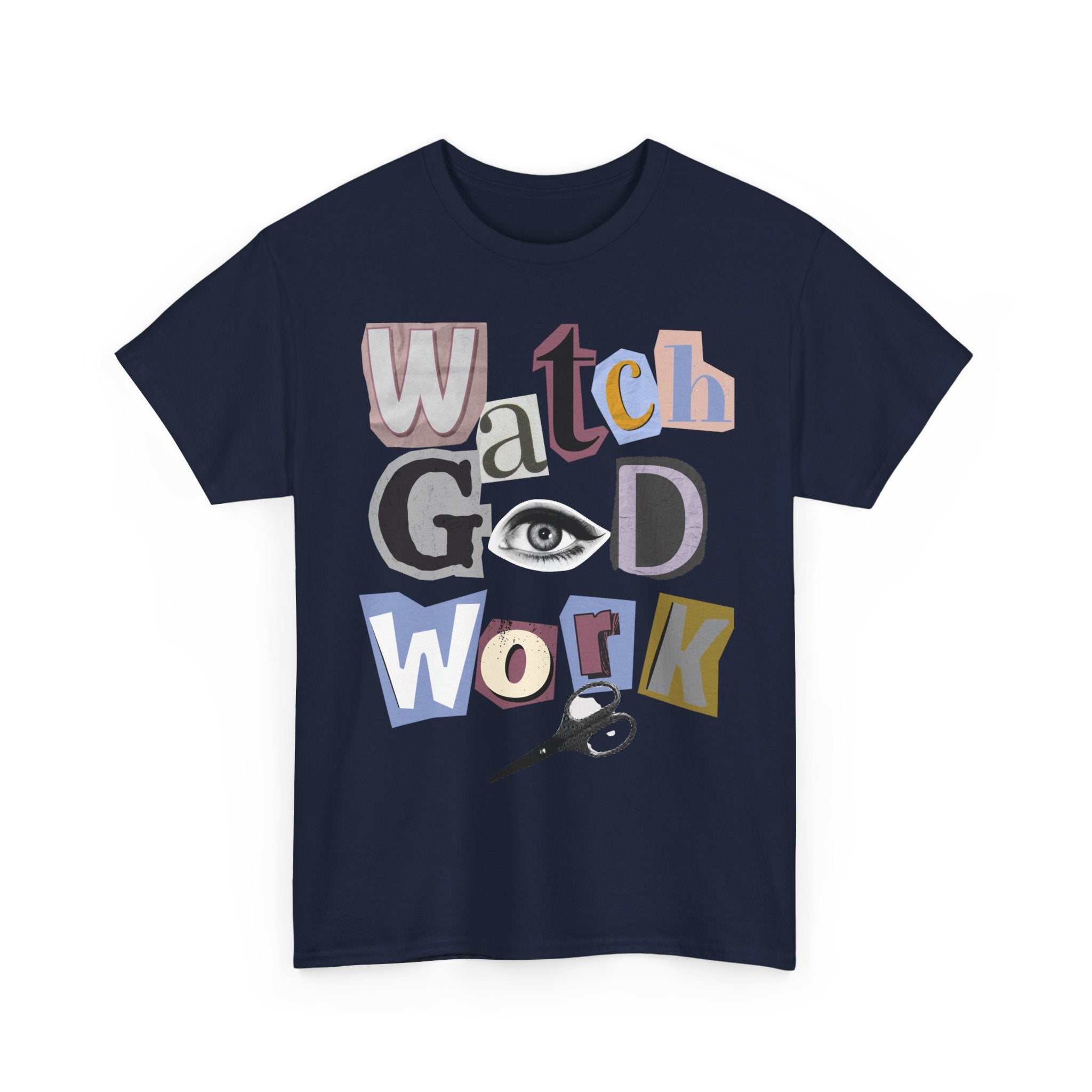 Watch God Work Magazine Letter Heavy Cotton Tee