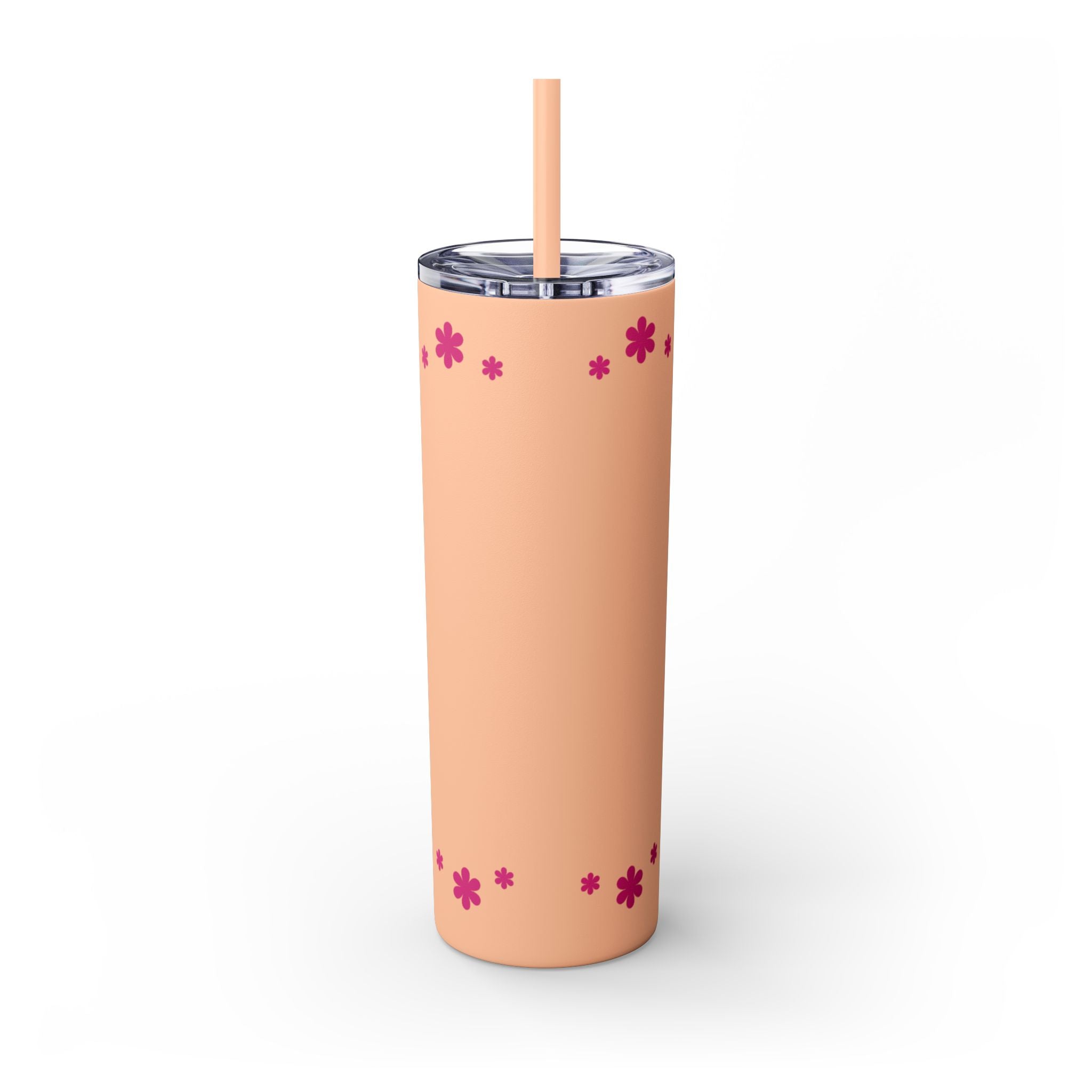 Jesus Over Everything  Skinny Tumbler with Straw, 20oz | Christian Faith Drinkware