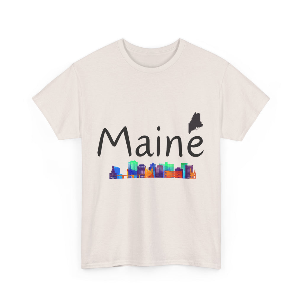 Maine Text Graphic T-Shirt