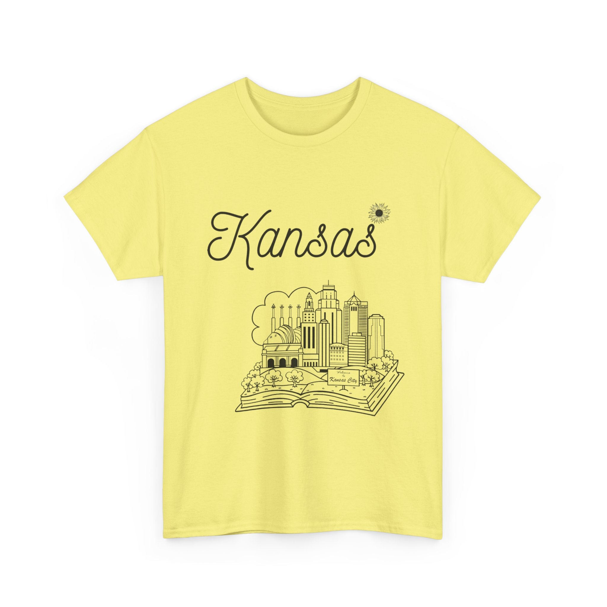 Kansas Heavy Cotton Tee