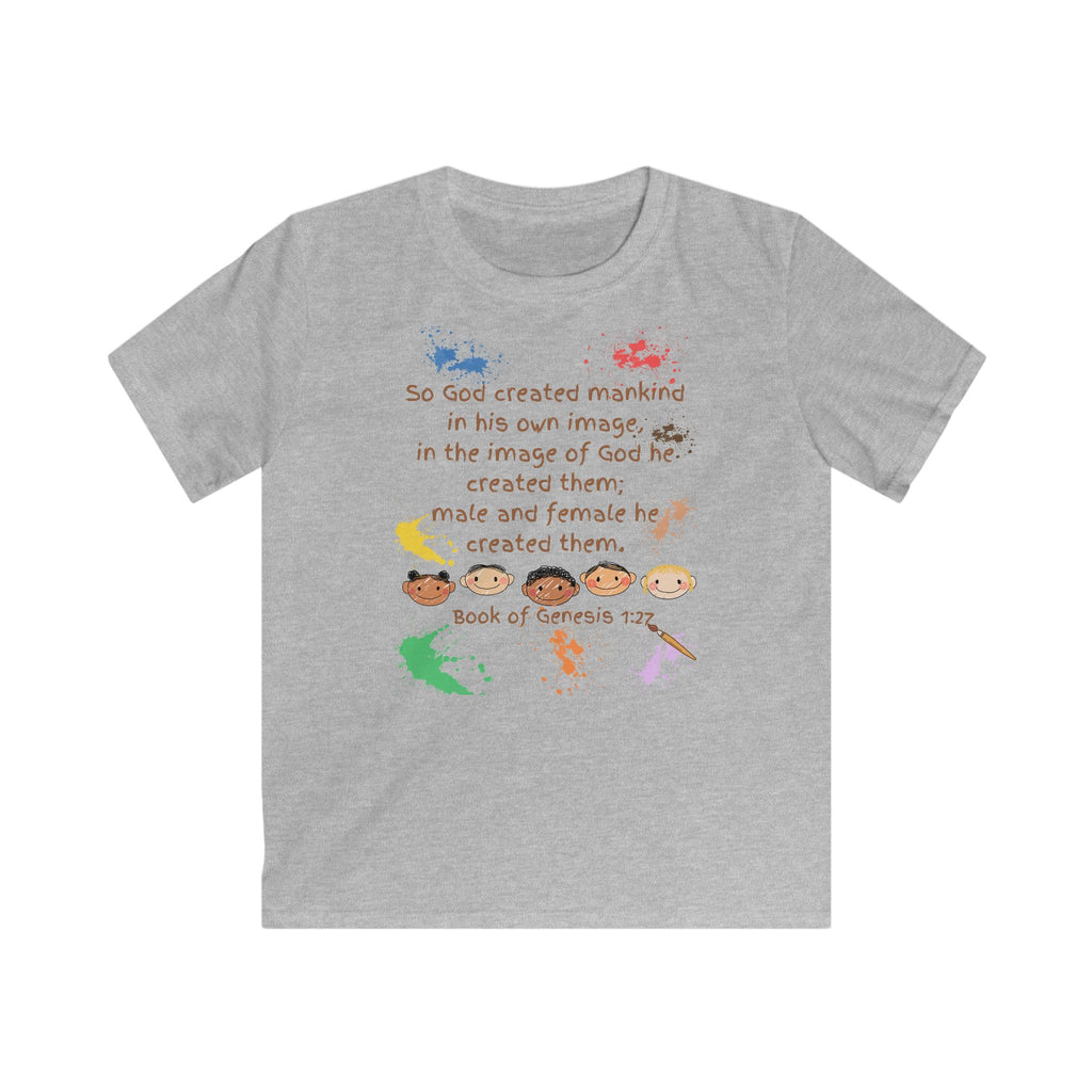 Made in His Image Kids Tee | Christian Faith Graphic Tee