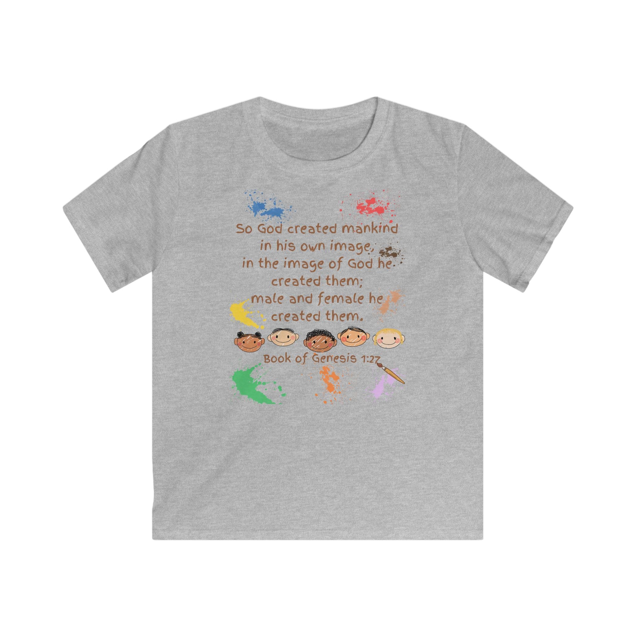 Made in His Image Kids Tee | Christian Faith Graphic Tee
