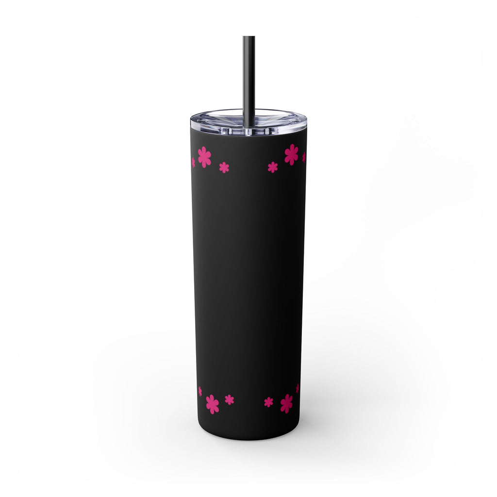 Jesus Over Everything  Skinny Tumbler with Straw, 20oz | Christian Faith Drinkware