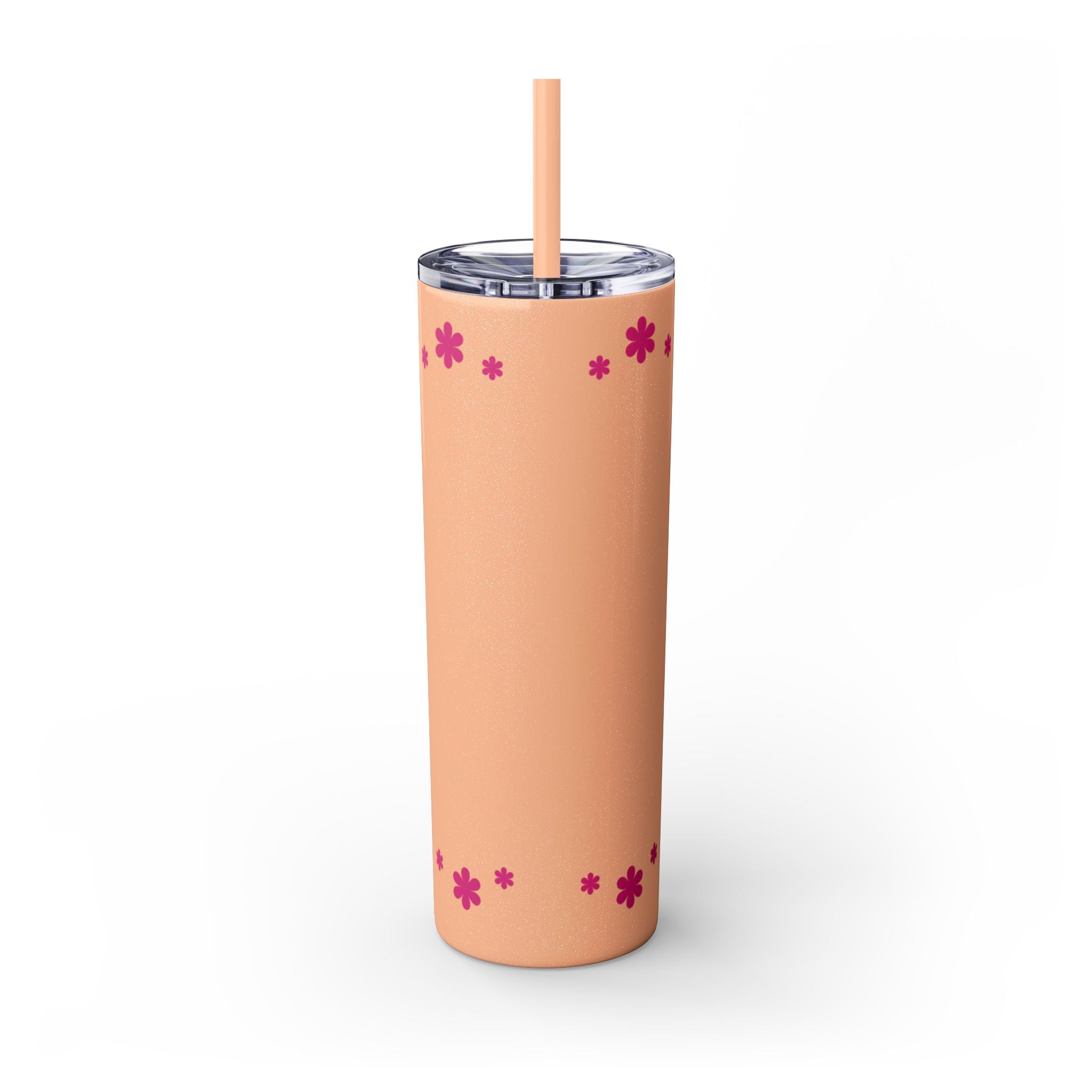 Jesus Over Everything  Skinny Tumbler with Straw, 20oz | Christian Faith Drinkware