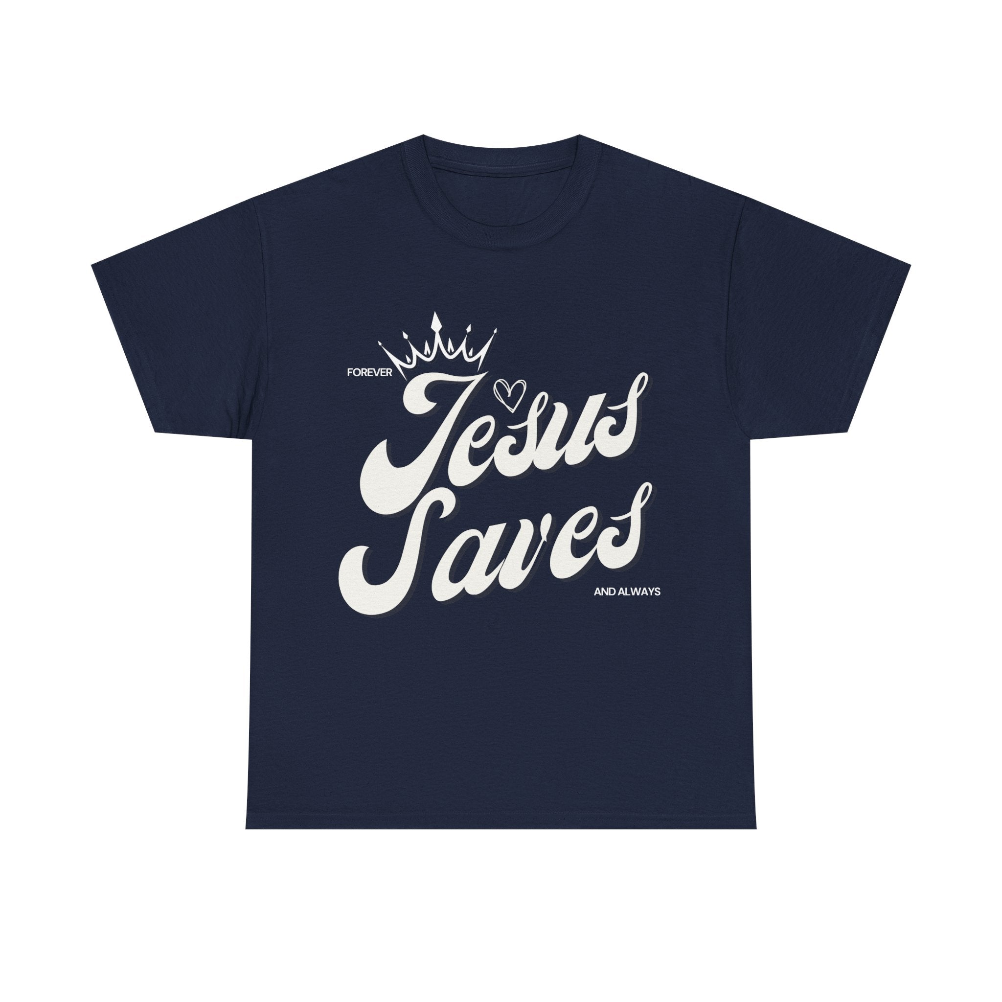 Jesus Saves Heavy Cotton Tee