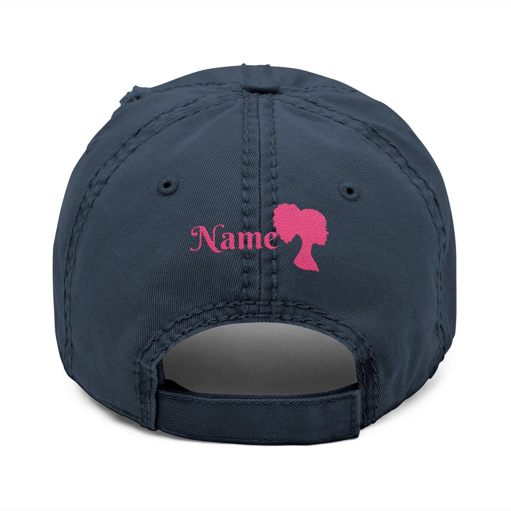 Jesus Over Everything Embroidered Distressed Hat