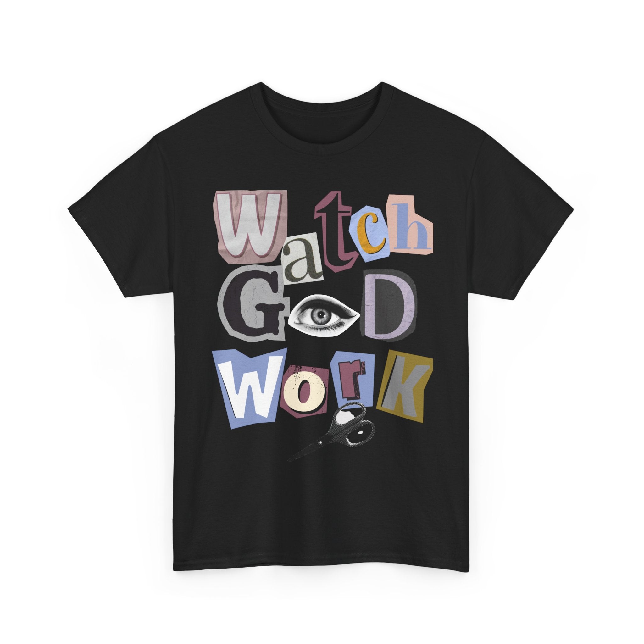 Watch God Work Magazine Letter Heavy Cotton Tee