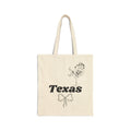 Texas Cotton Canvas Tote Bag