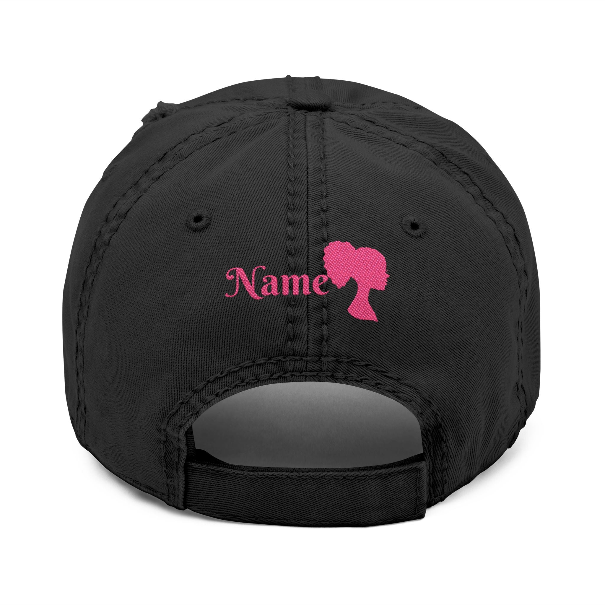Jesus Over Everything Embroidered Distressed Hat
