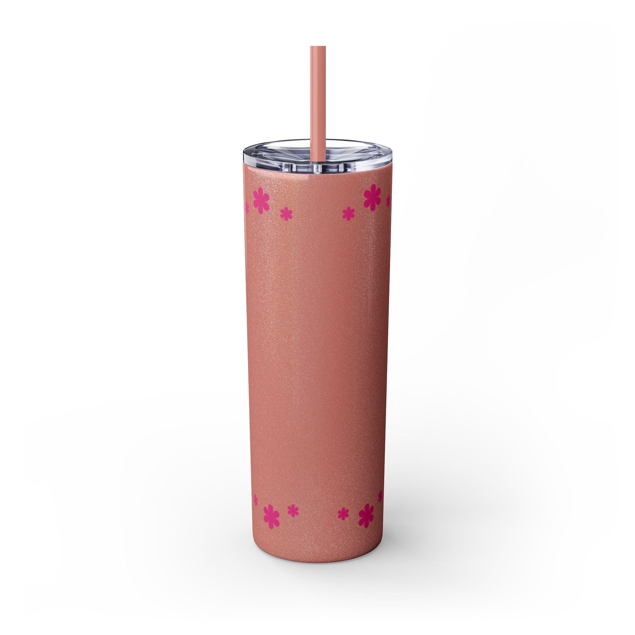 Jesus Over Everything  Skinny Tumbler with Straw, 20oz | Christian Faith Drinkware