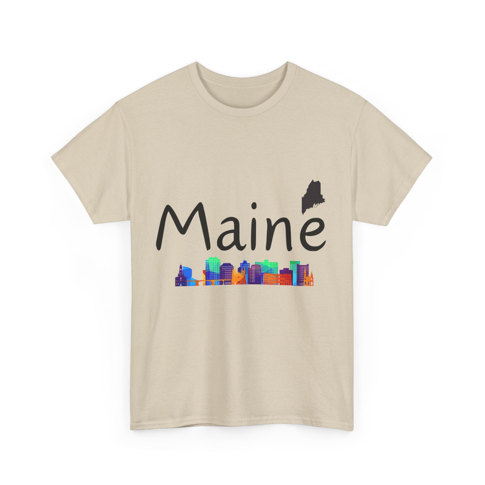 Maine Text Graphic T-Shirt