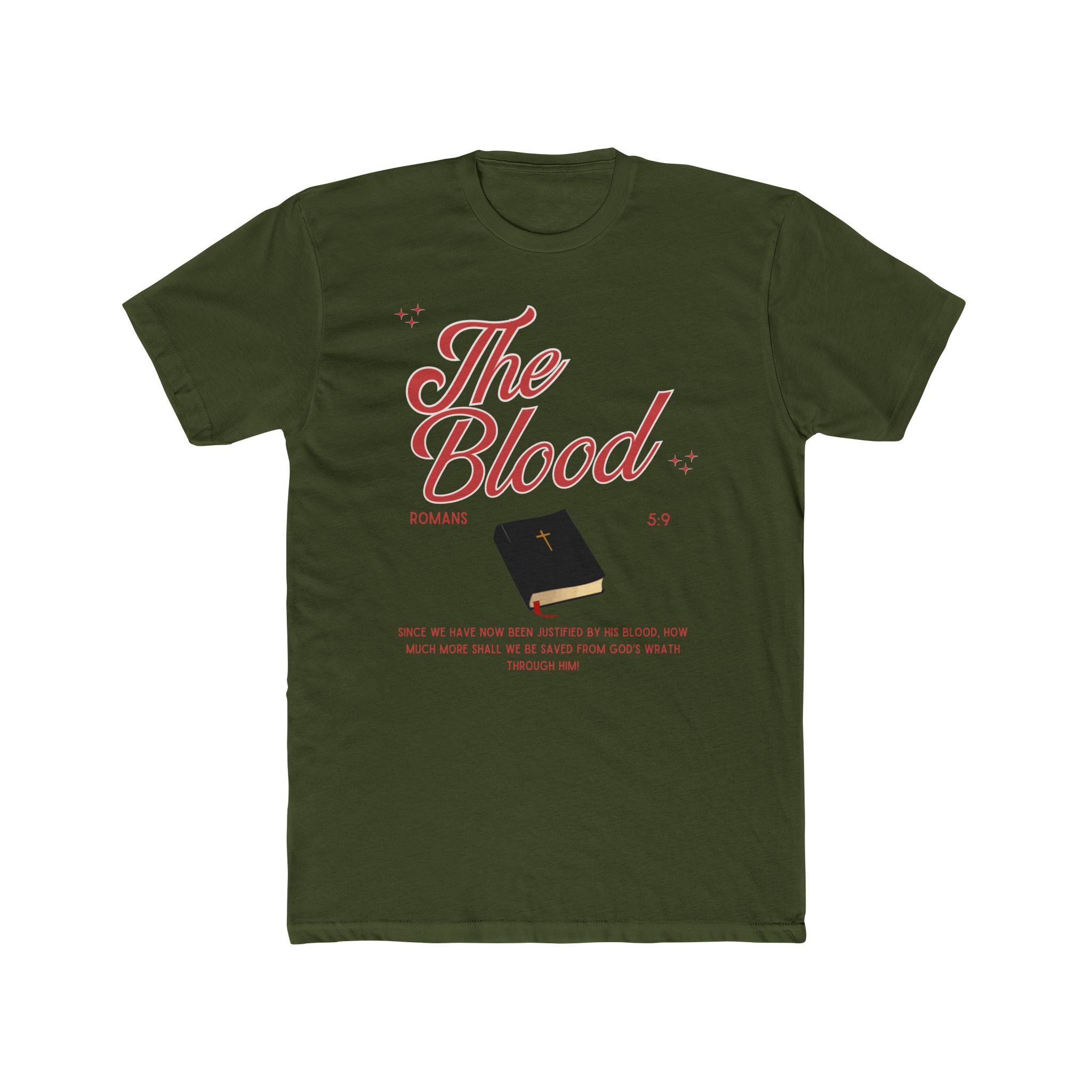 The Blood of Jesus Scripture Tee | Inspirational Christian Graphic