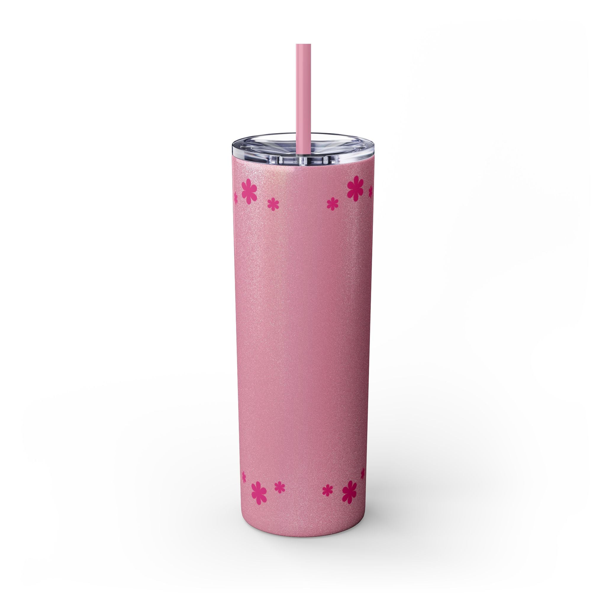 Jesus Over Everything  Skinny Tumbler with Straw, 20oz | Christian Faith Drinkware