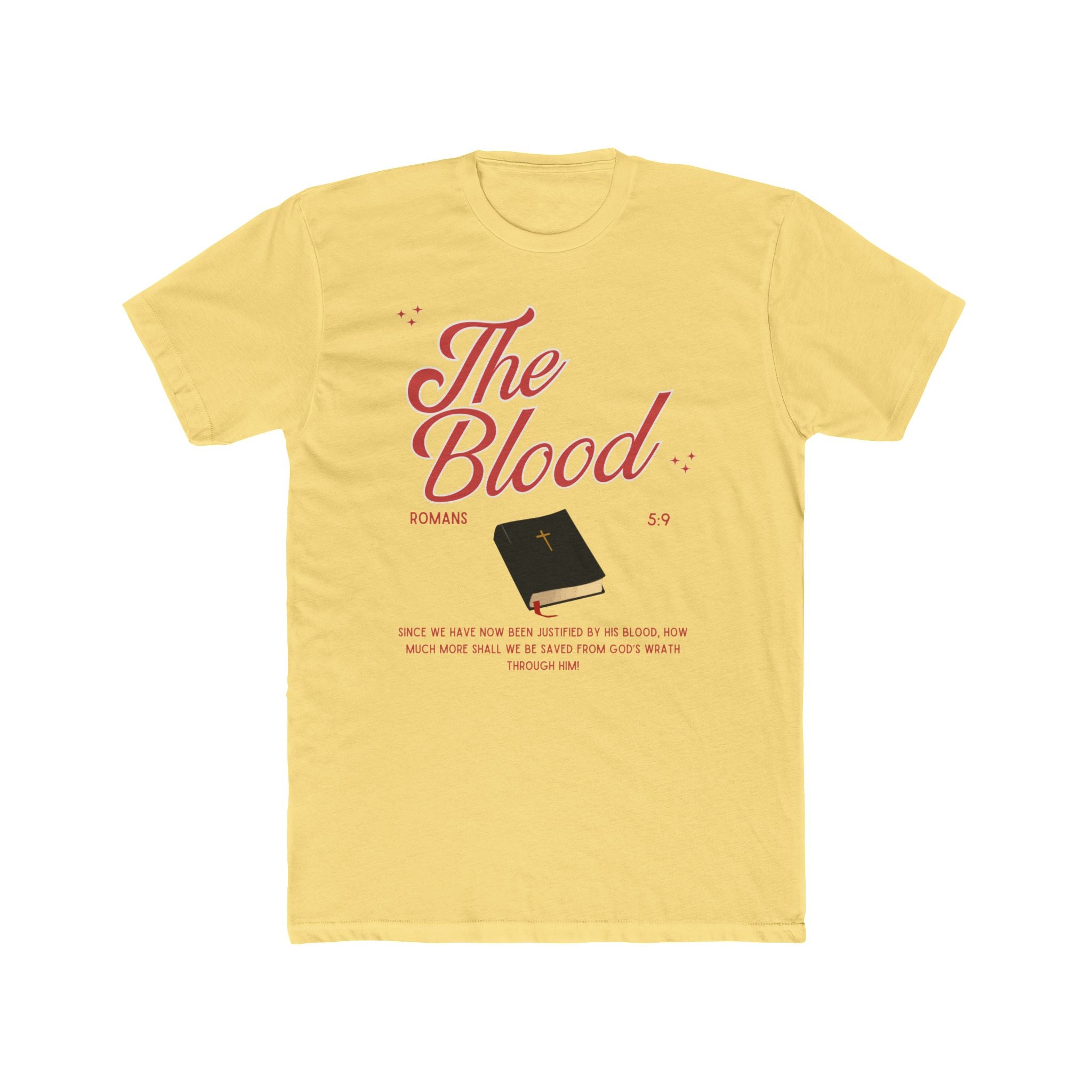 The Blood of Jesus Scripture Tee | Inspirational Christian Graphic