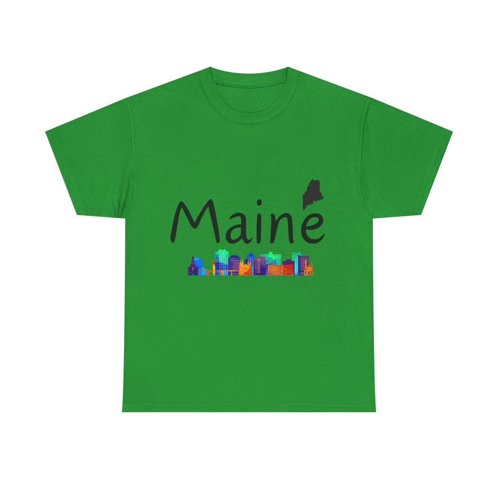 Maine Text Graphic T-Shirt