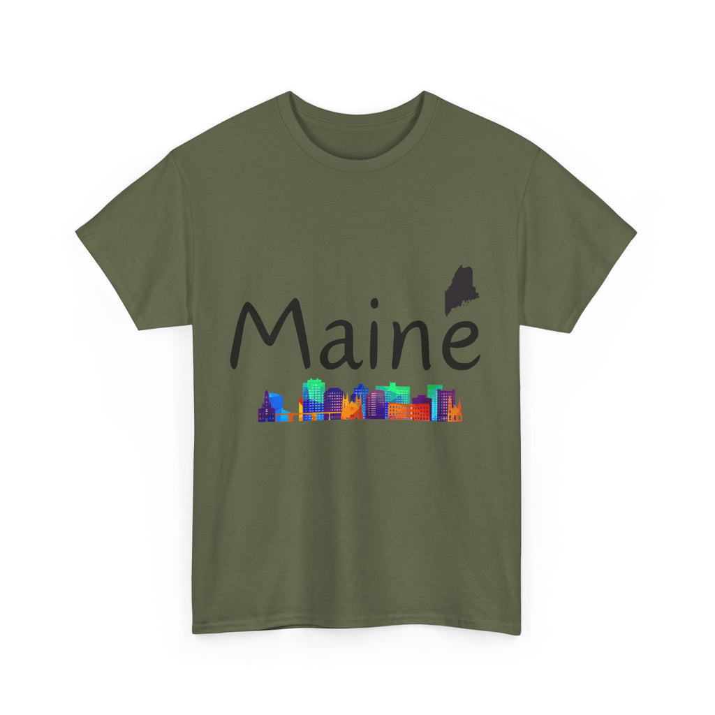 Maine Text Graphic T-Shirt