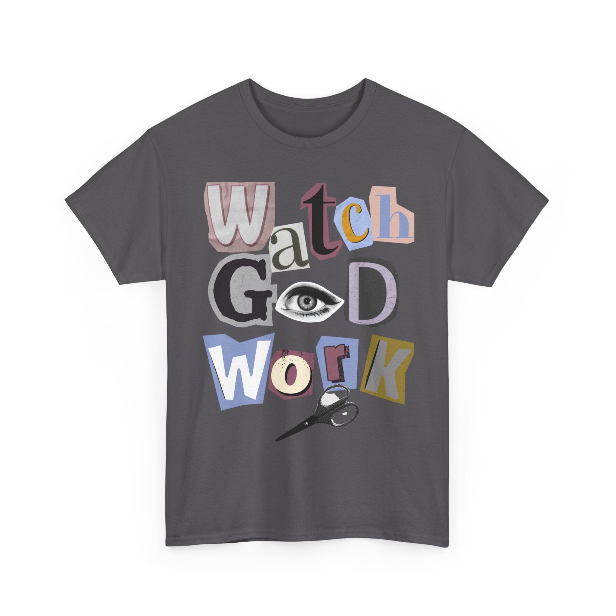 Watch God Work Magazine Letter Heavy Cotton Tee