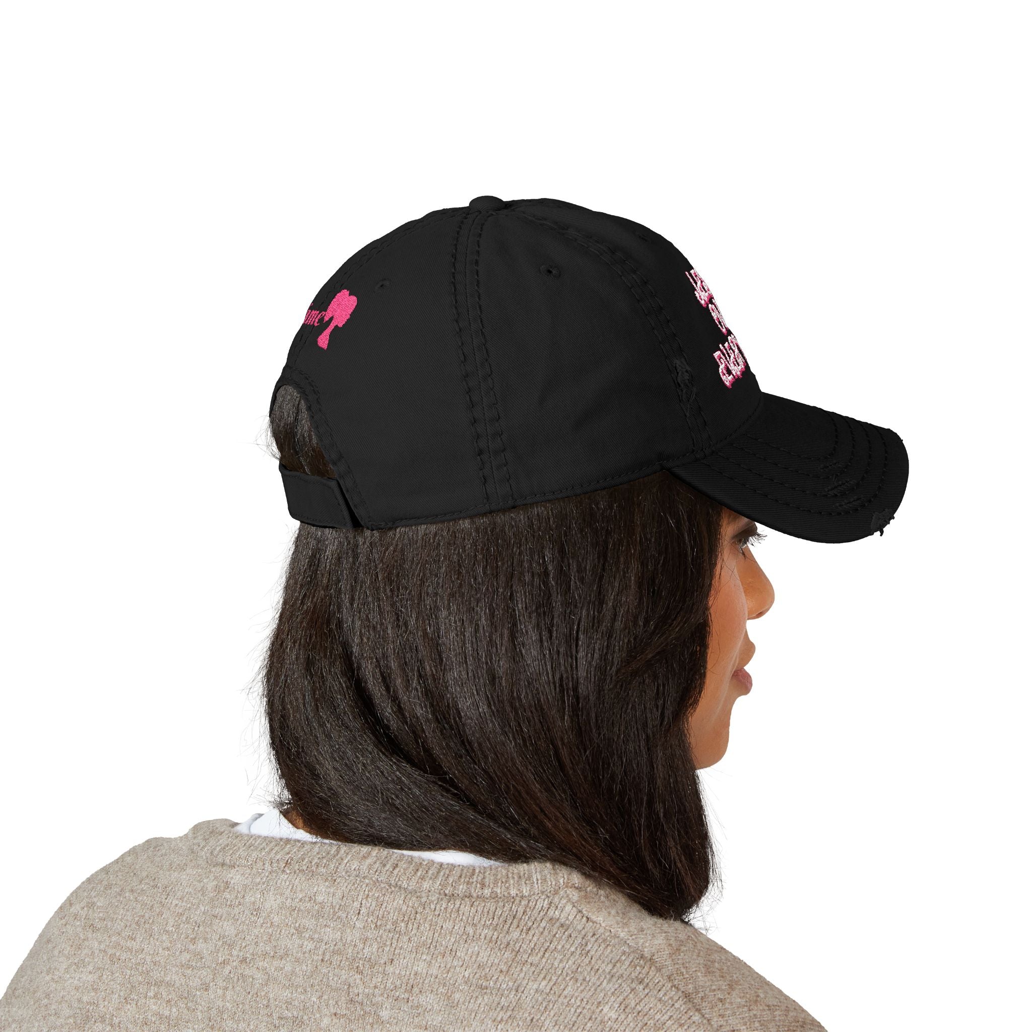 Jesus Over Everything Embroidered Distressed Hat