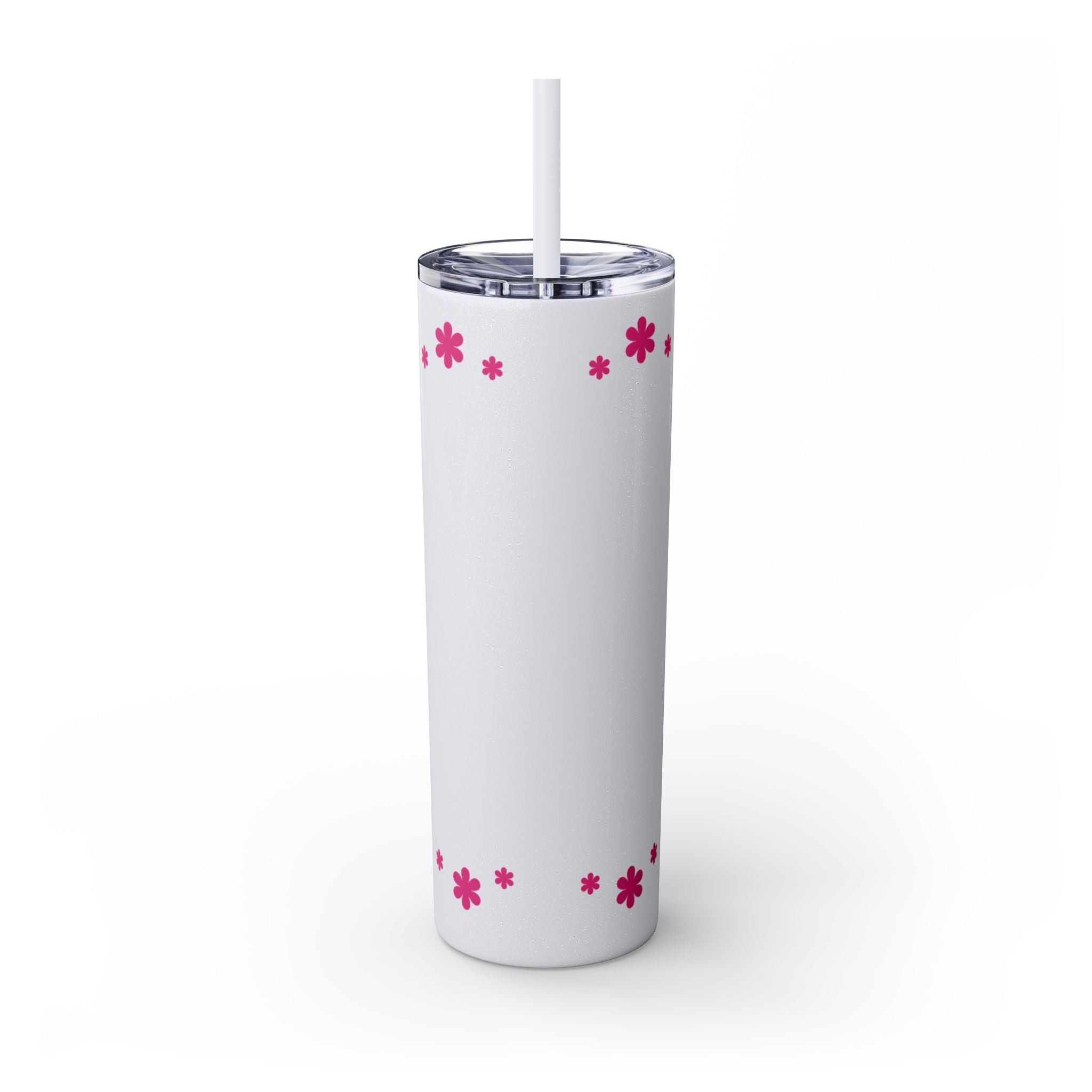 Jesus Over Everything  Skinny Tumbler with Straw, 20oz | Christian Faith Drinkware