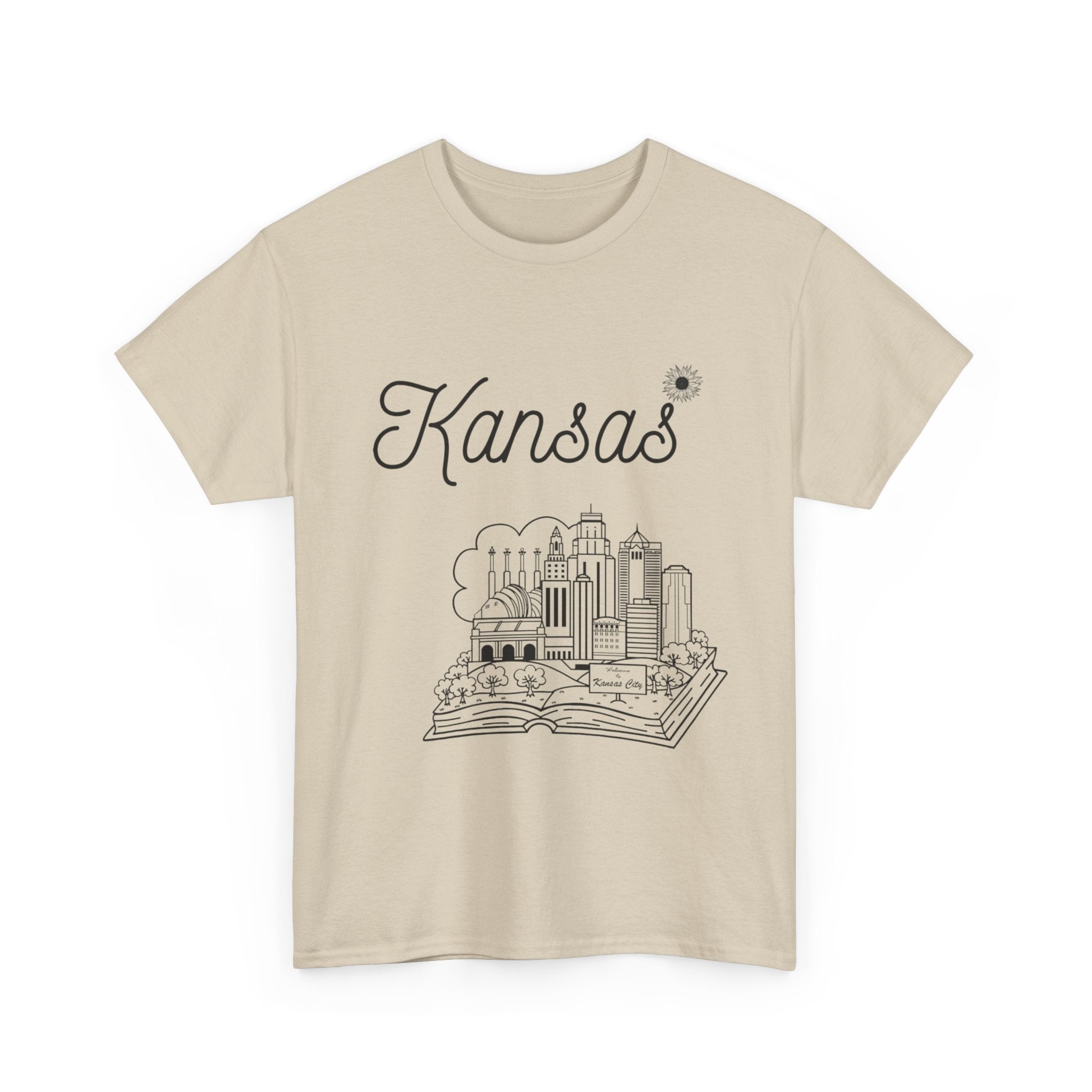 Kansas Heavy Cotton Tee