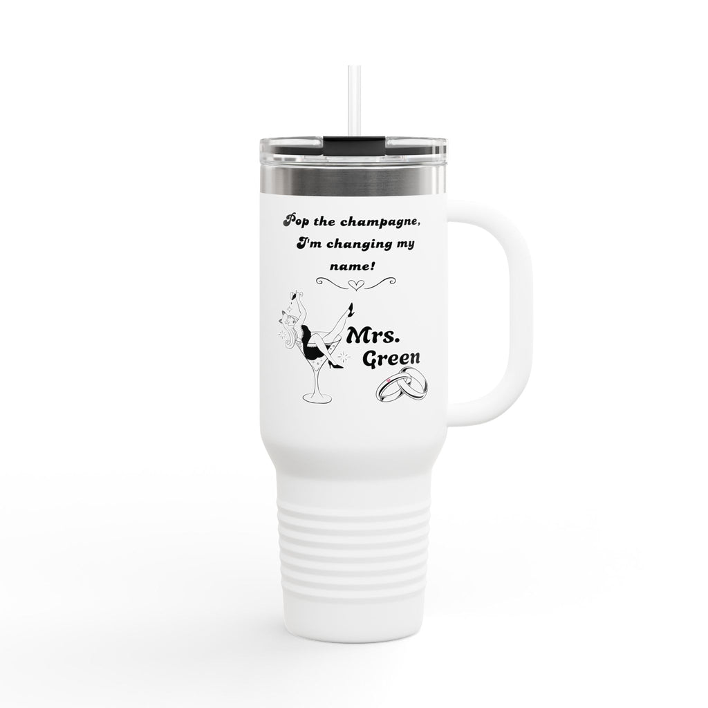 Bride To Be Custom Insulated Travel Mug, 40oz