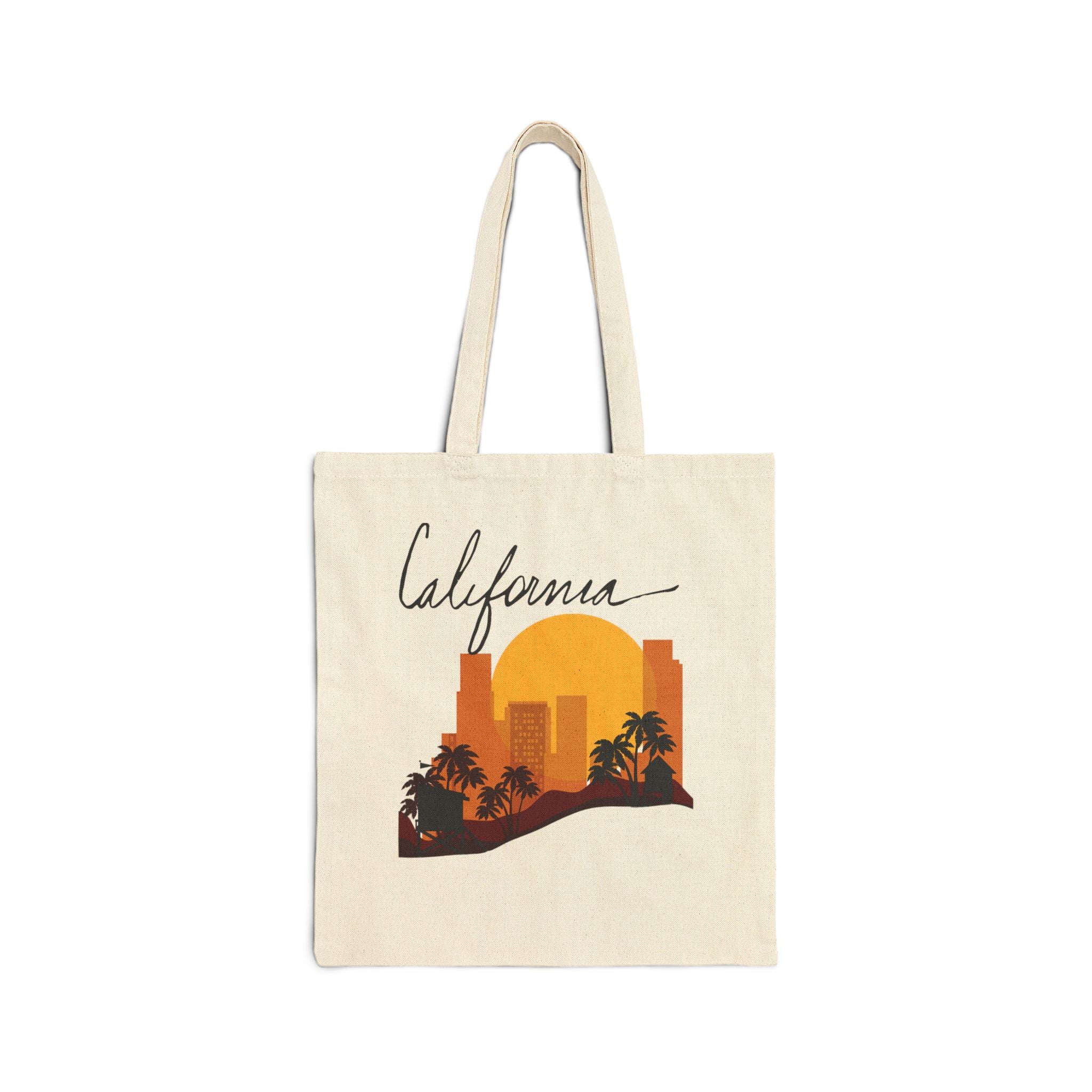 California Cotton Canvas Tote Bag