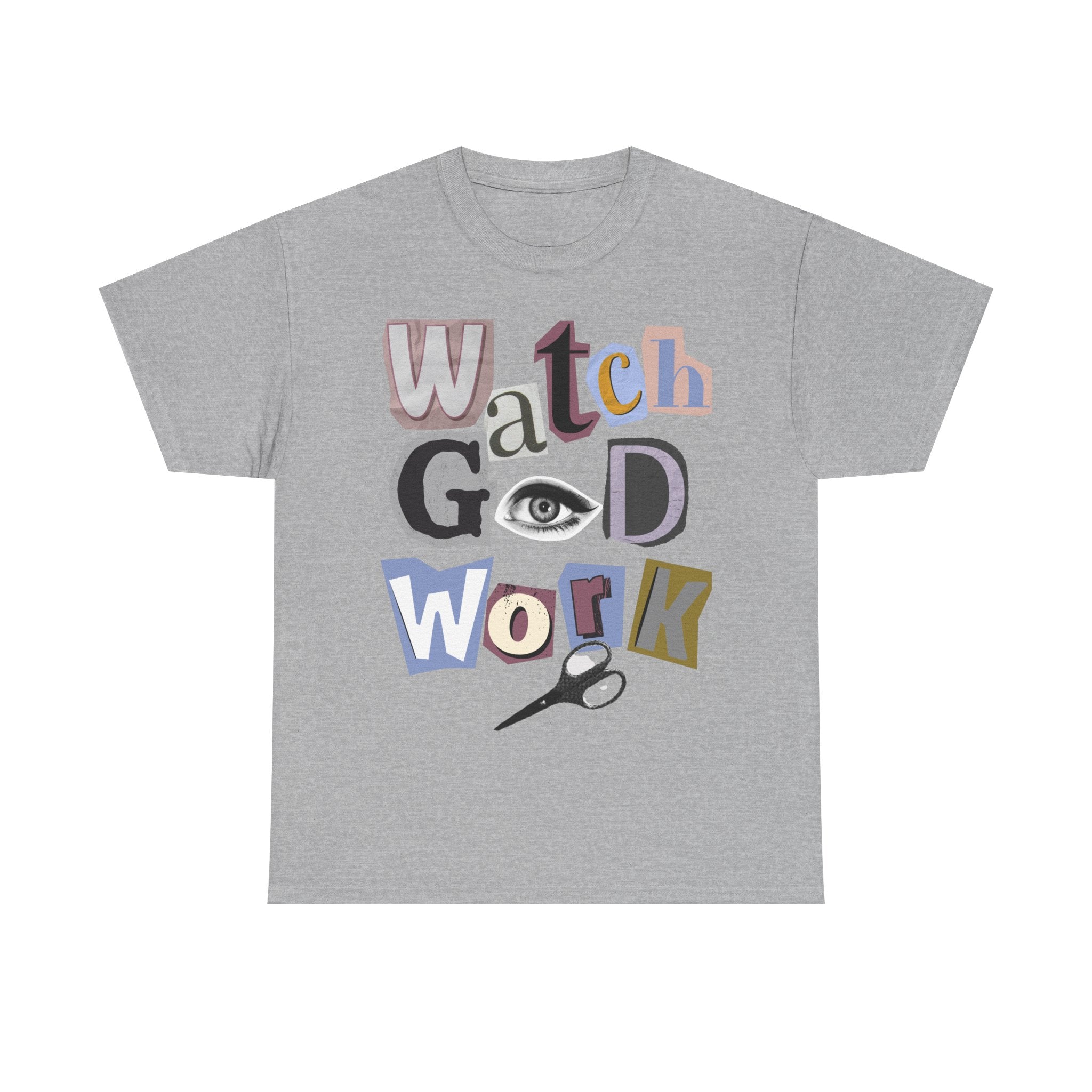 Watch God Work Magazine Letter Heavy Cotton Tee