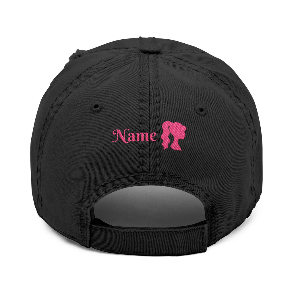 Jesus Over Everything Embroidered Distressed Hat