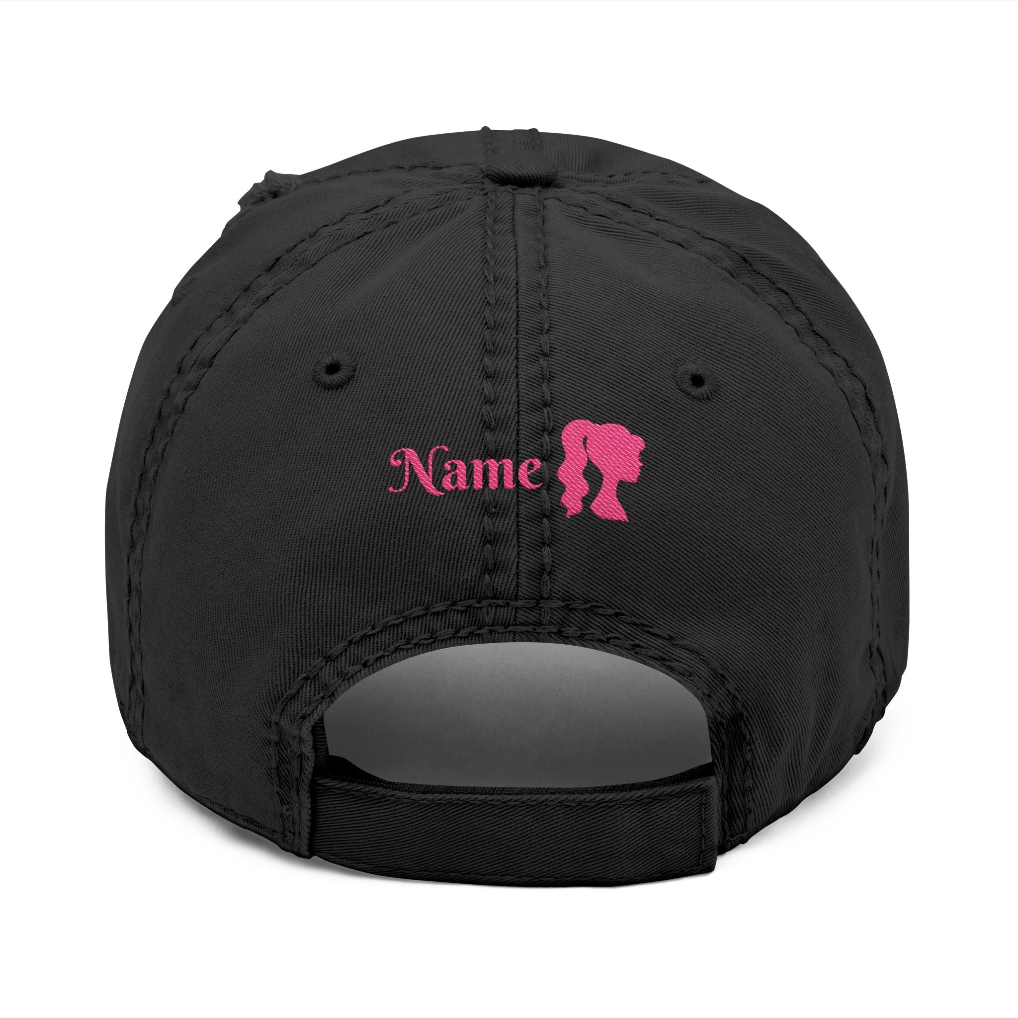Jesus Over Everything Embroidered Distressed Hat