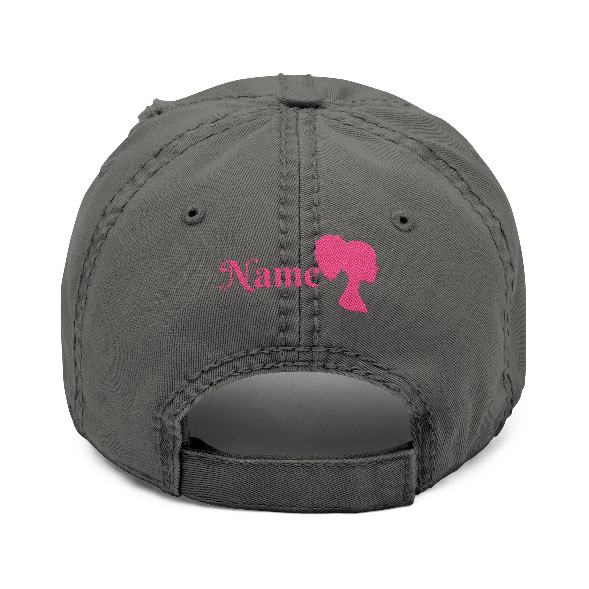 Jesus Over Everything Embroidered Distressed Hat