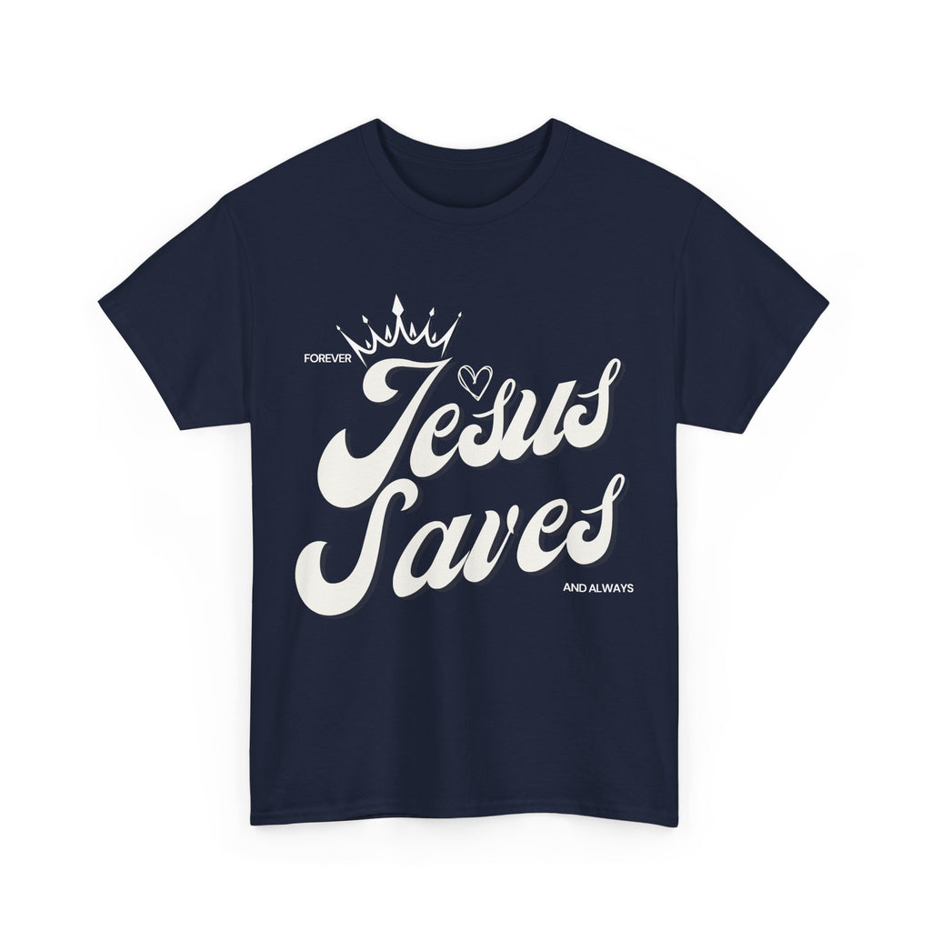 Jesus Saves Heavy Cotton Tee