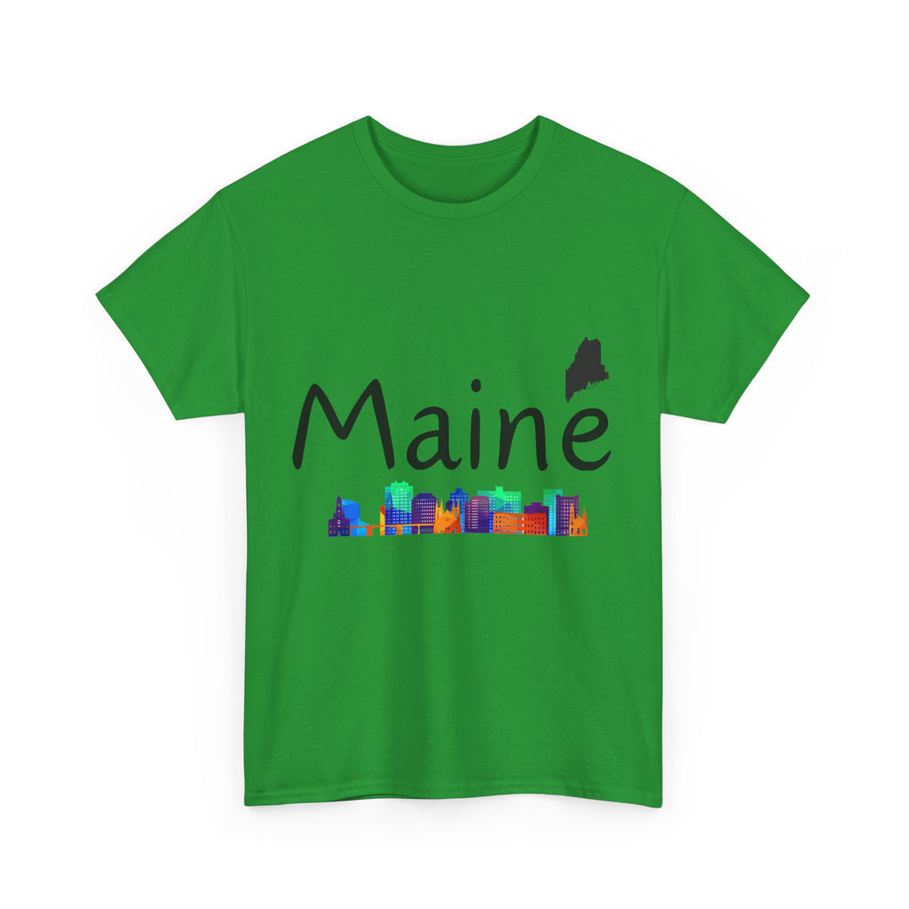 Maine Text Graphic T-Shirt