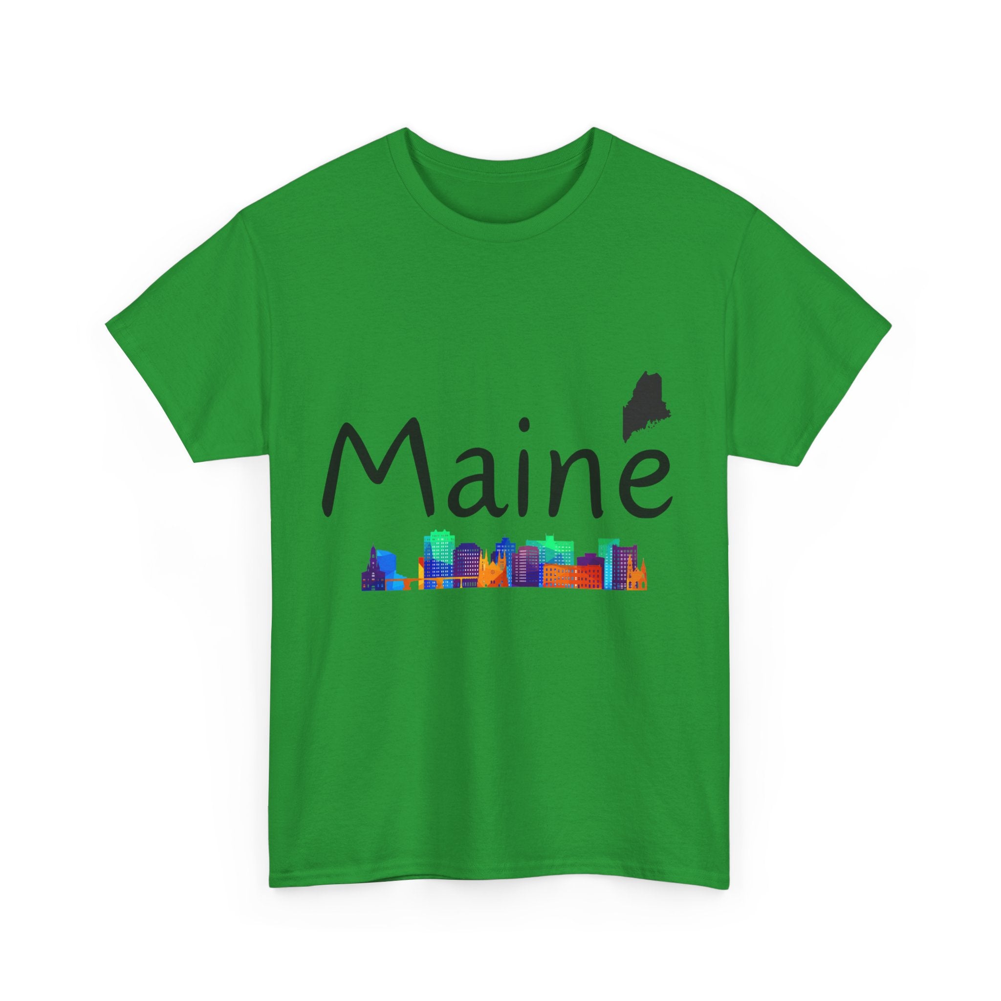 Maine Text Graphic T-Shirt