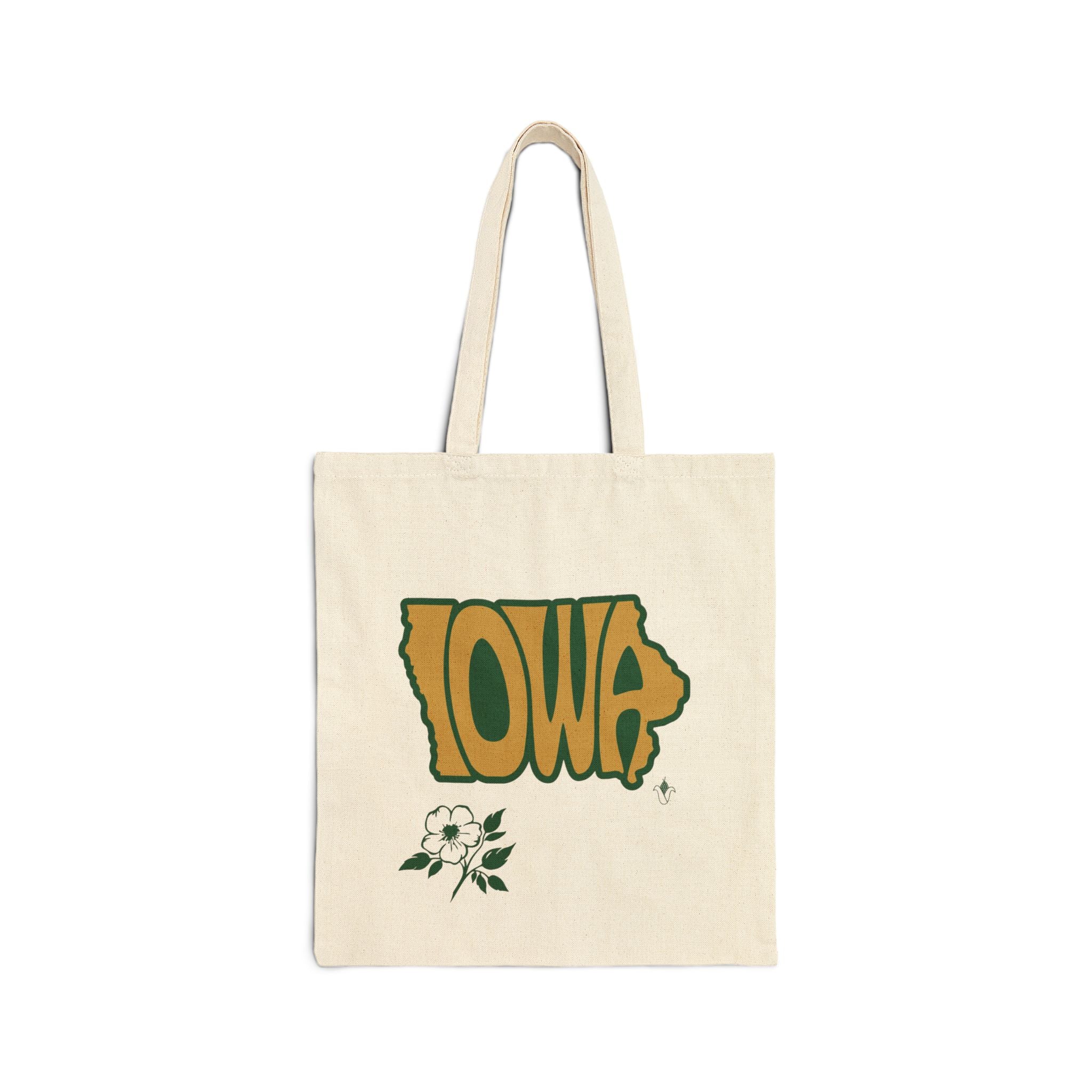 Iowa Cotton Canvas Tote Bag