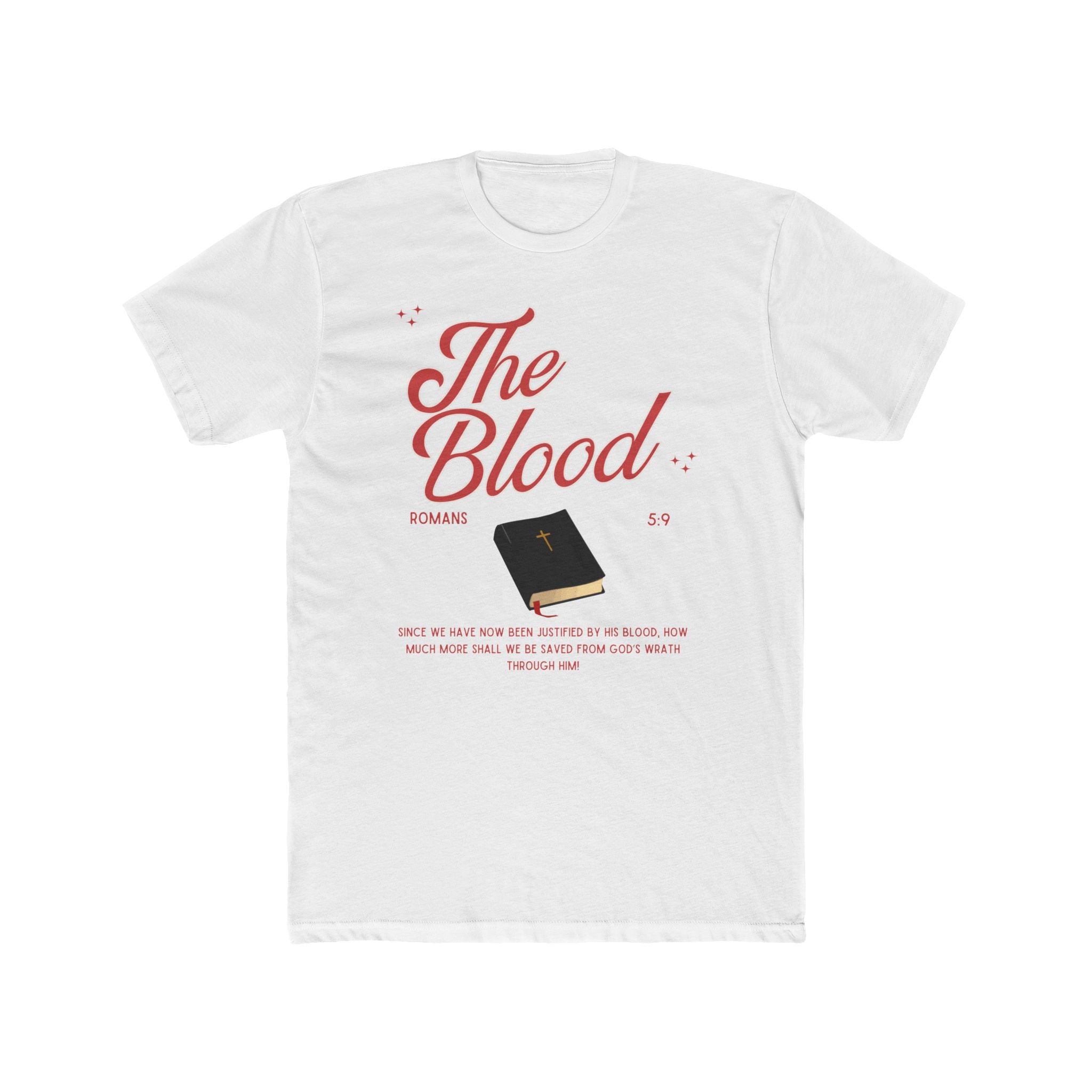 The Blood of Jesus Scripture Tee | Inspirational Christian Graphic