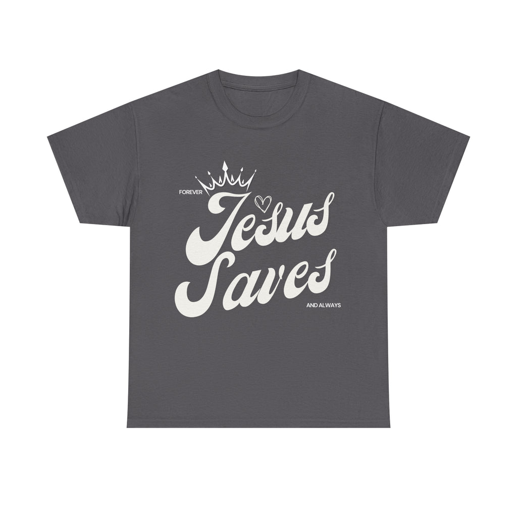 Jesus Saves Heavy Cotton Tee