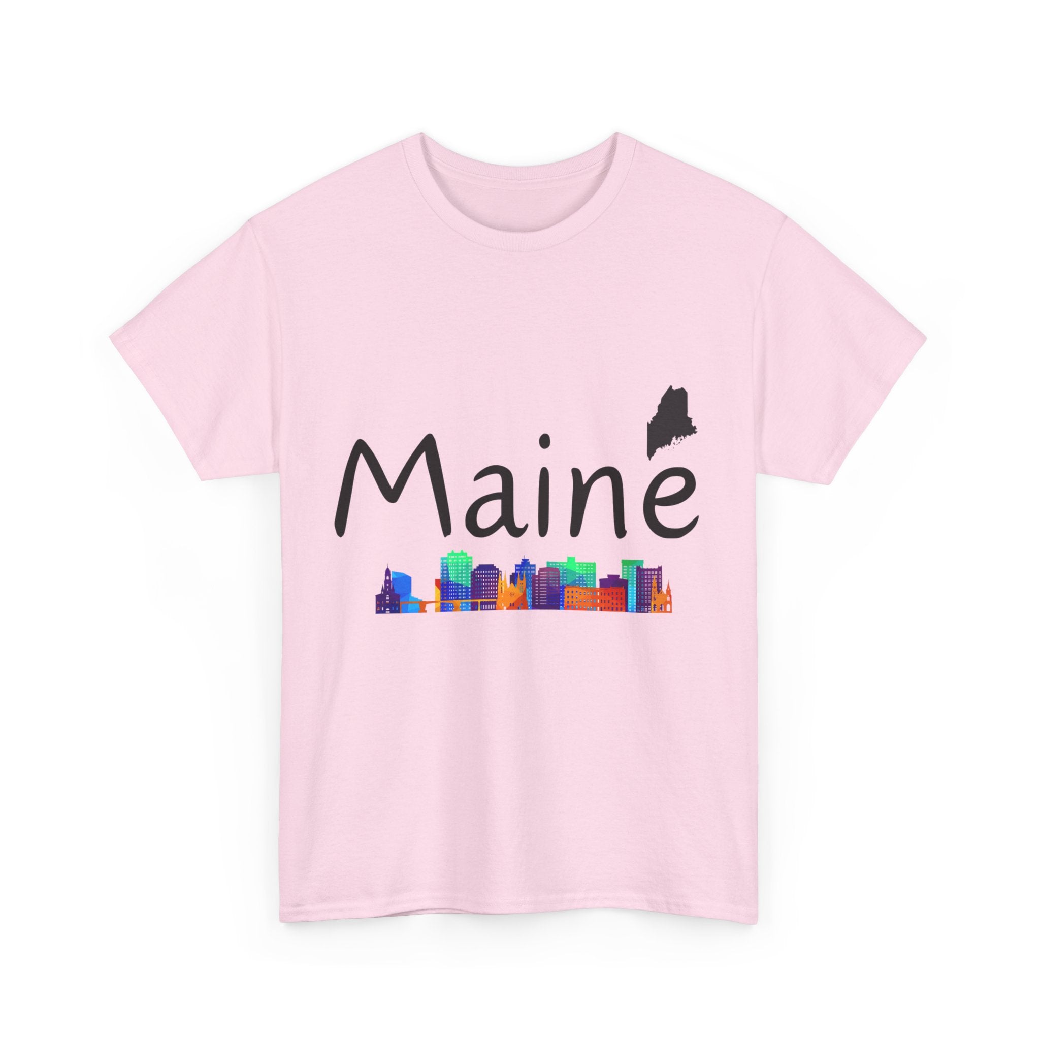 Maine Text Graphic T-Shirt