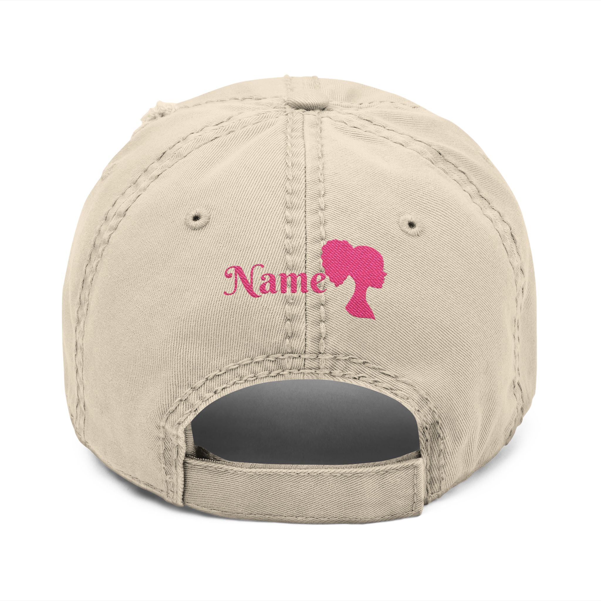Jesus Over Everything Embroidered Distressed Hat