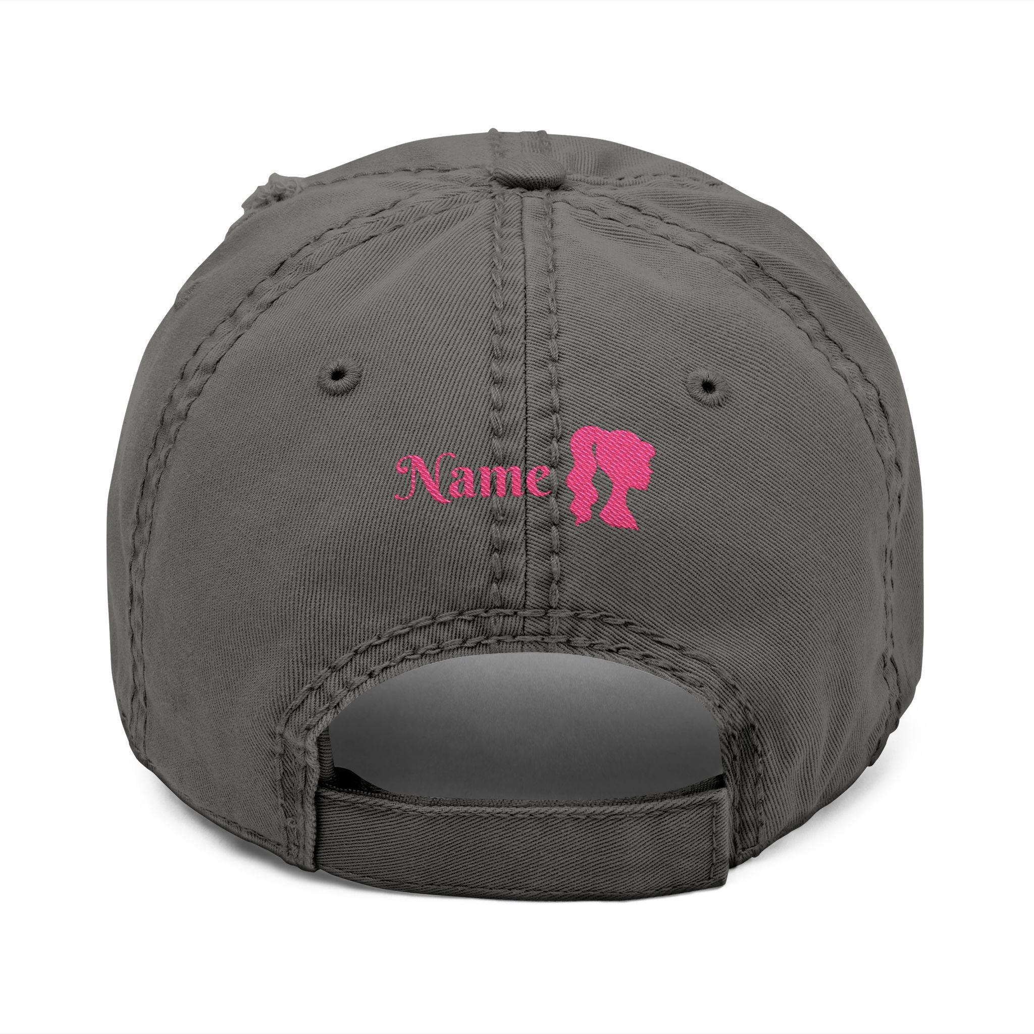 Jesus Over Everything Embroidered Distressed Hat